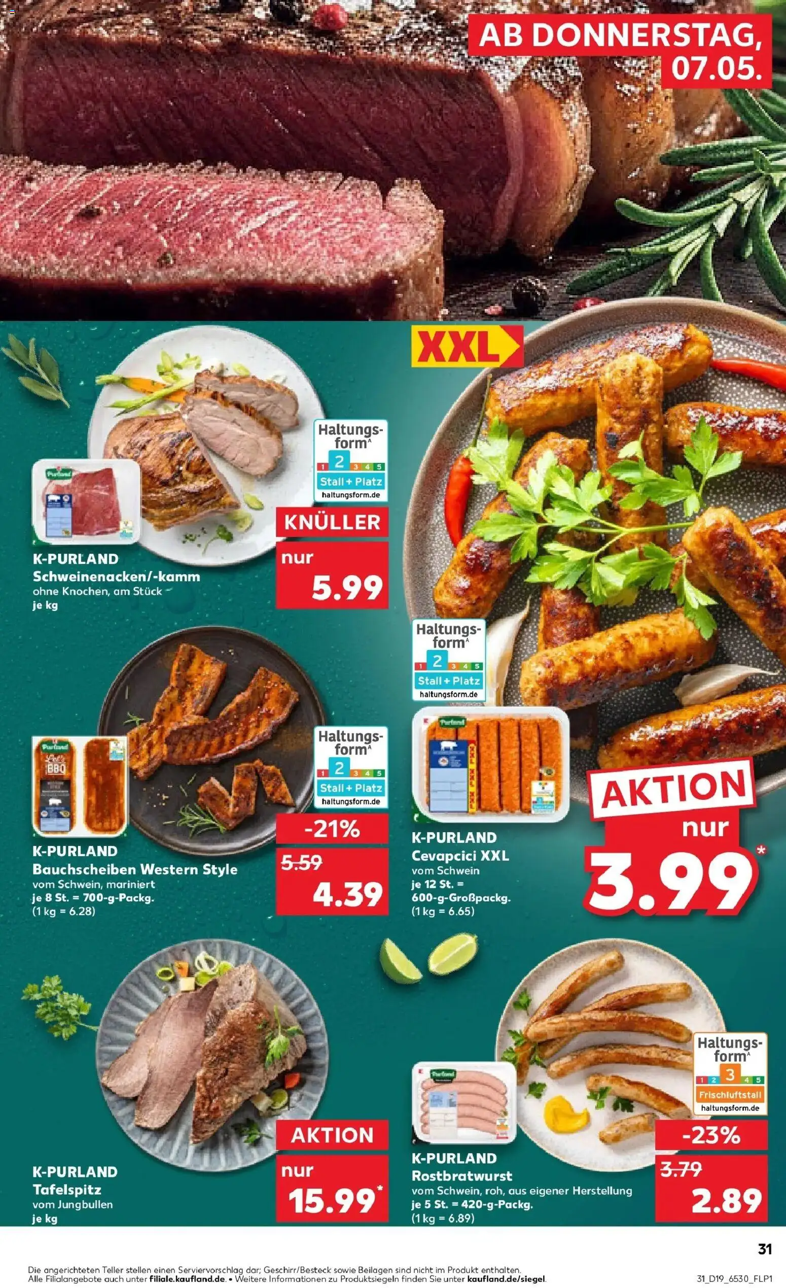 Kaufland Prospekt Schwerin	 – gültig ab 04.05.2026 | Seite: 36 | Produkte: Tafelspitz, Cevapcici