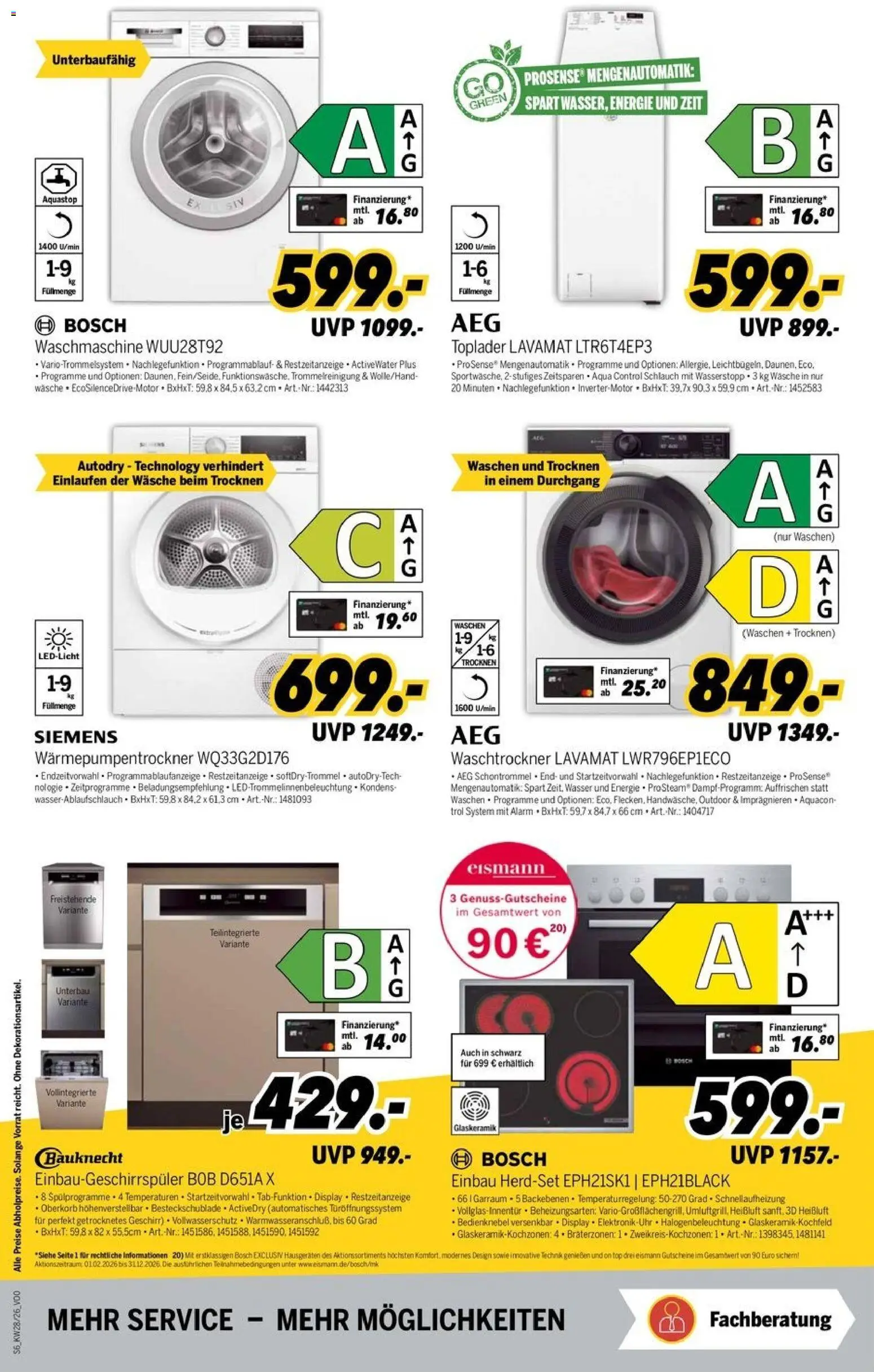 Medimax Prospekt – gültig ab 04.07.2026 | Seite: 6 | Produkte: Top, Bosch, Siemens, Wasser
