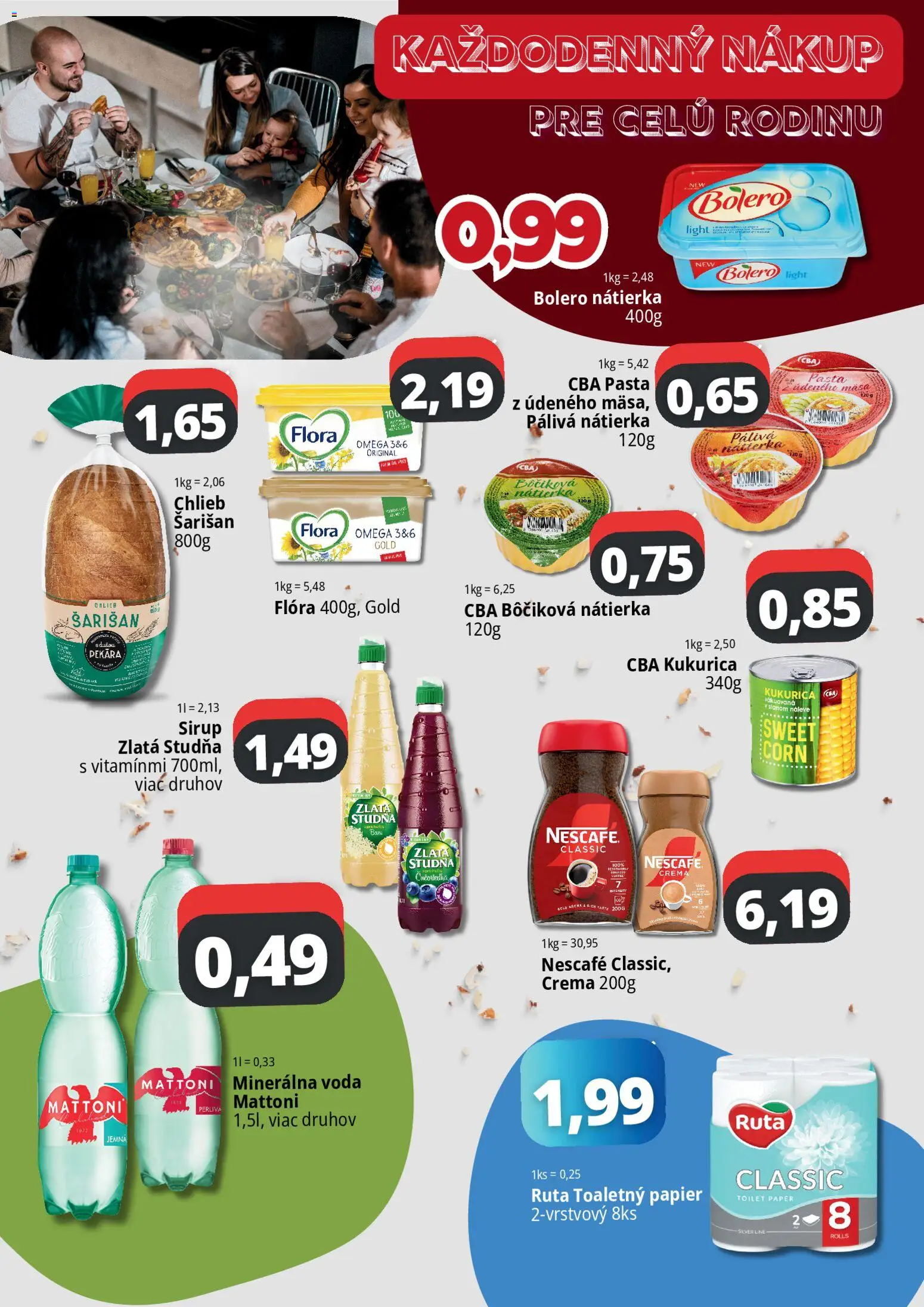 Nové CBA Komfos akcie – leták je platný od 01.10.2026 | Strana: 2