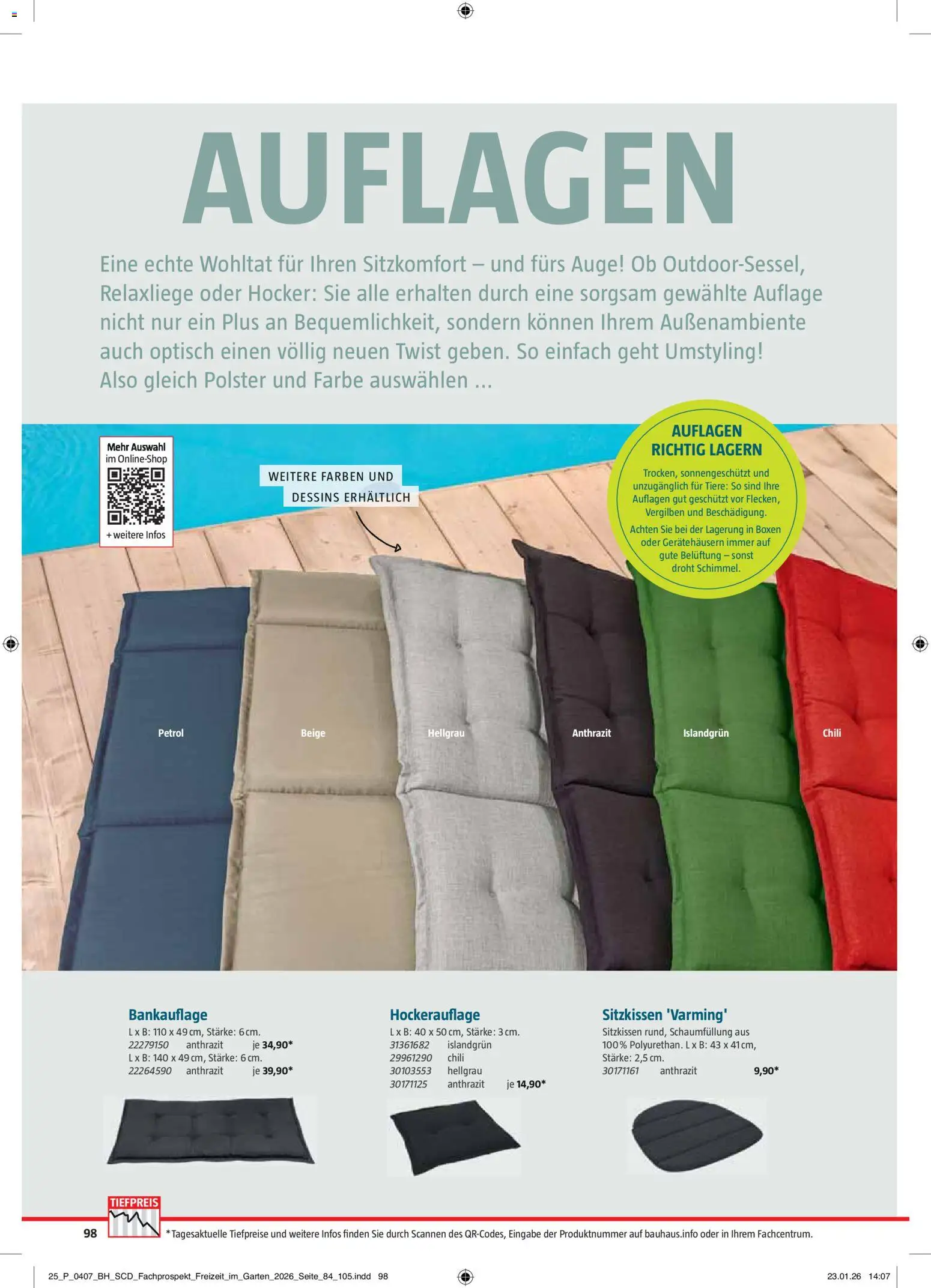 Bauhaus Freizeit im Garten gültig ab 01.05.2026 | Seite: 98 | Produkte: Chili
