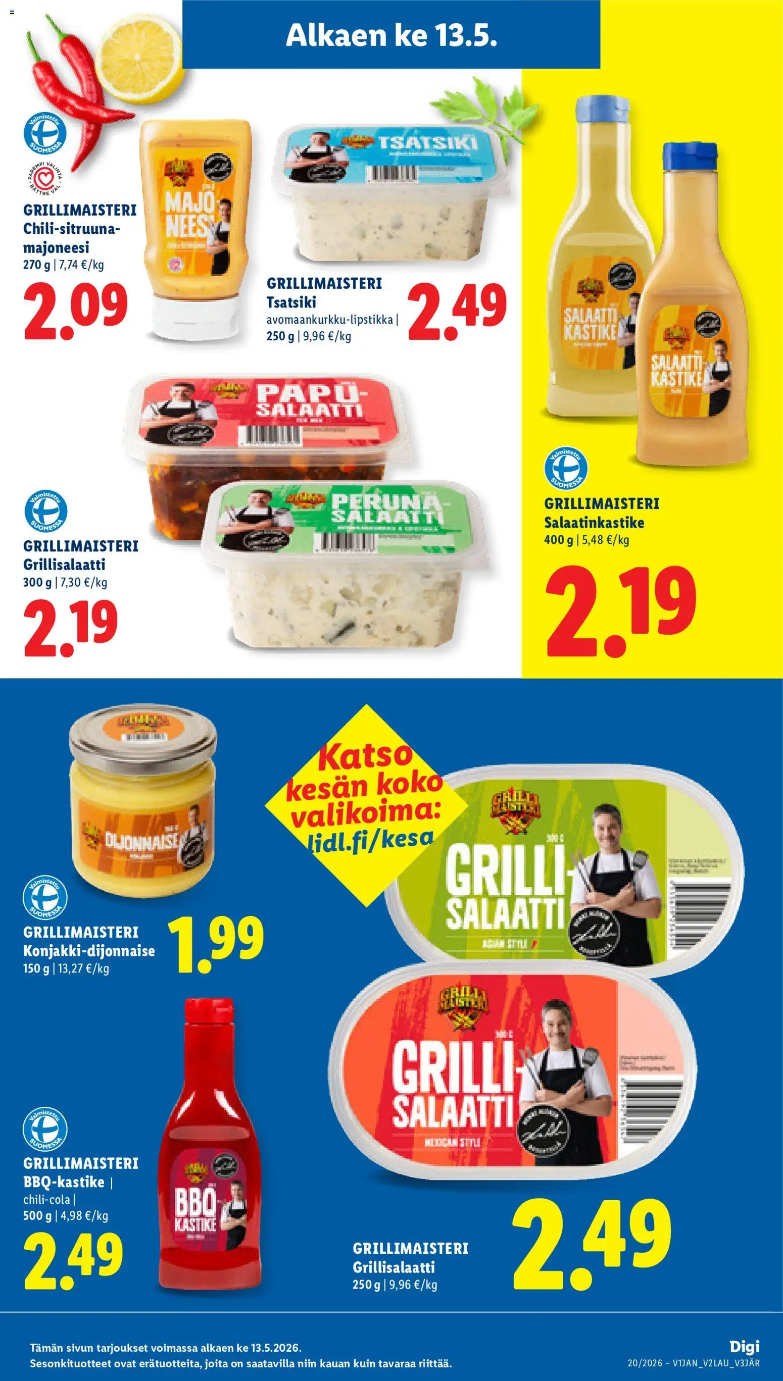 Lidl tarjoukset – voimassa 13.05.2026 alkaen | Sivu: 13