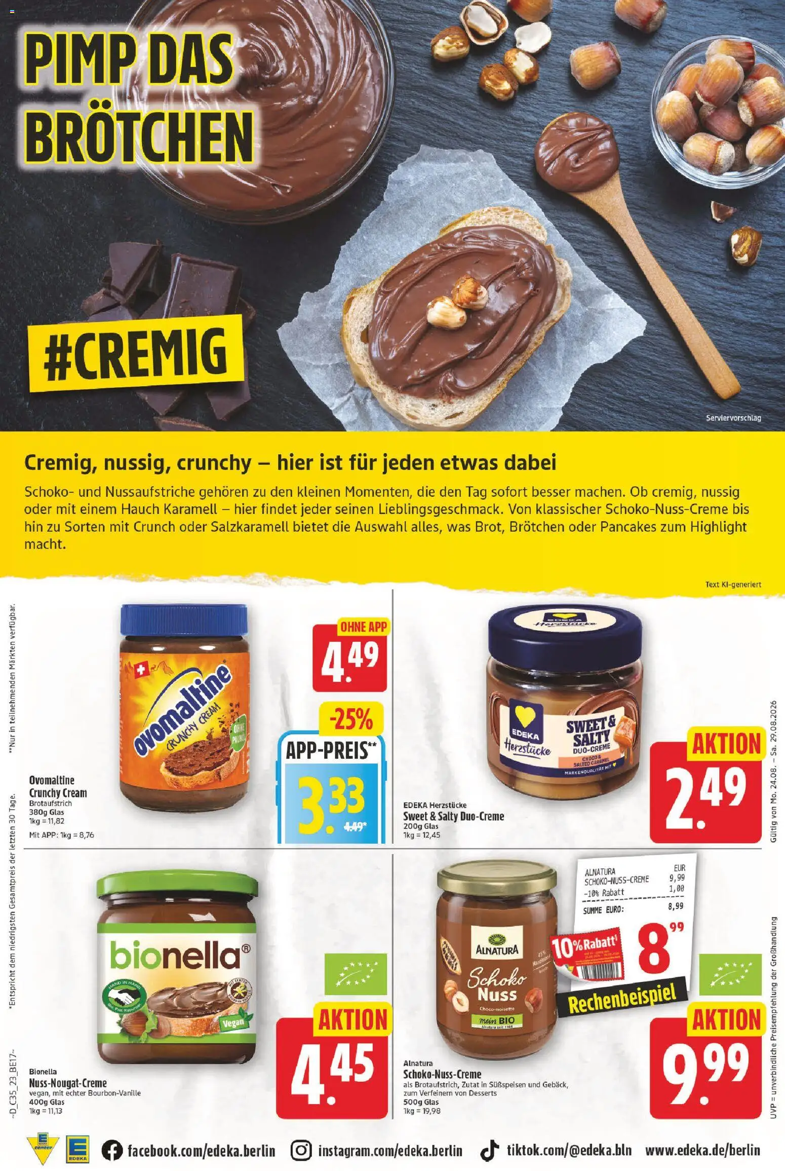 E center Prospekt – gültig ab 24.08.2026 | Seite: 25 | Produkte: Ovomaltine