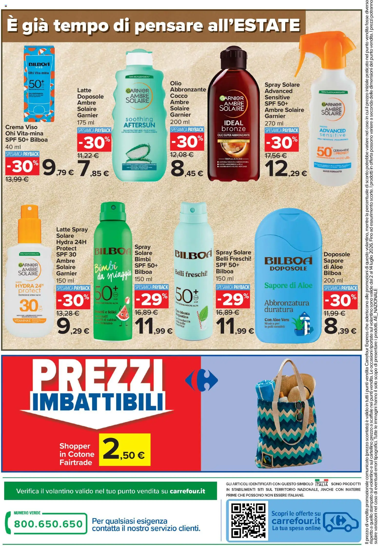 Volantino Carrefour del 02/07/2026 | Pagina: 24 | Prodotti: Crema, Crema viso, Scaffale, Aloe vera