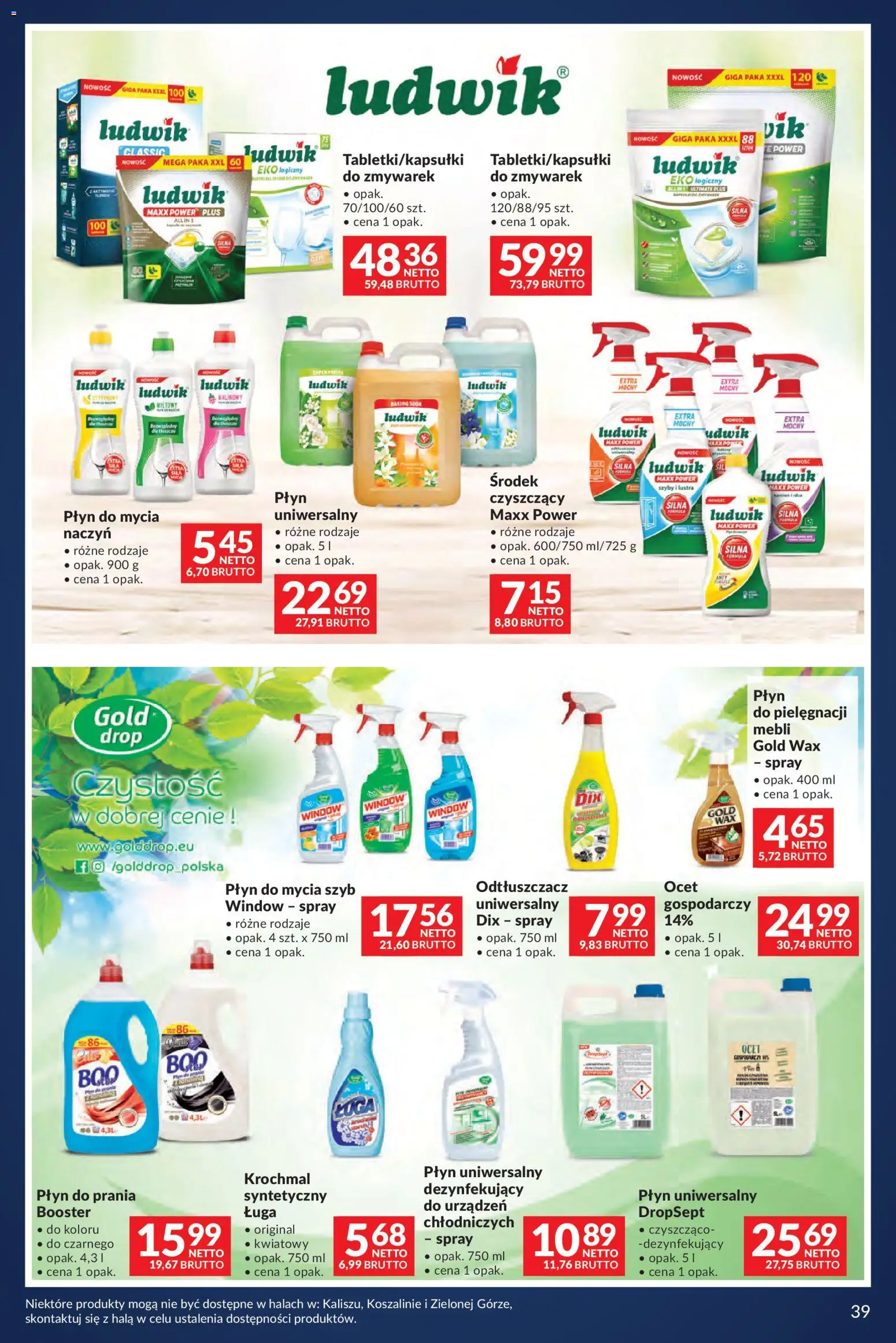 Makro gazetka - Lato pełne inspiracji od 04.08.2026 | Strona: 30 | Produkty: Ocet, Płyn do mycia szyb