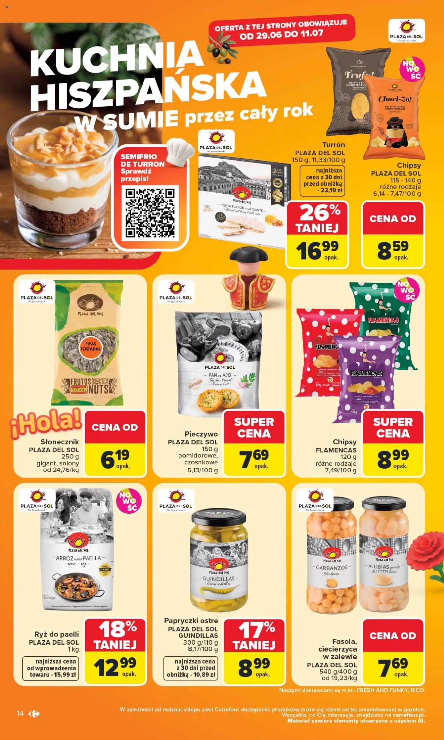 Carrefour gazetka od 29.06.2026 | Strona: 16 | Produkty: Pieczywo, Chipsy, Ryż, Sól