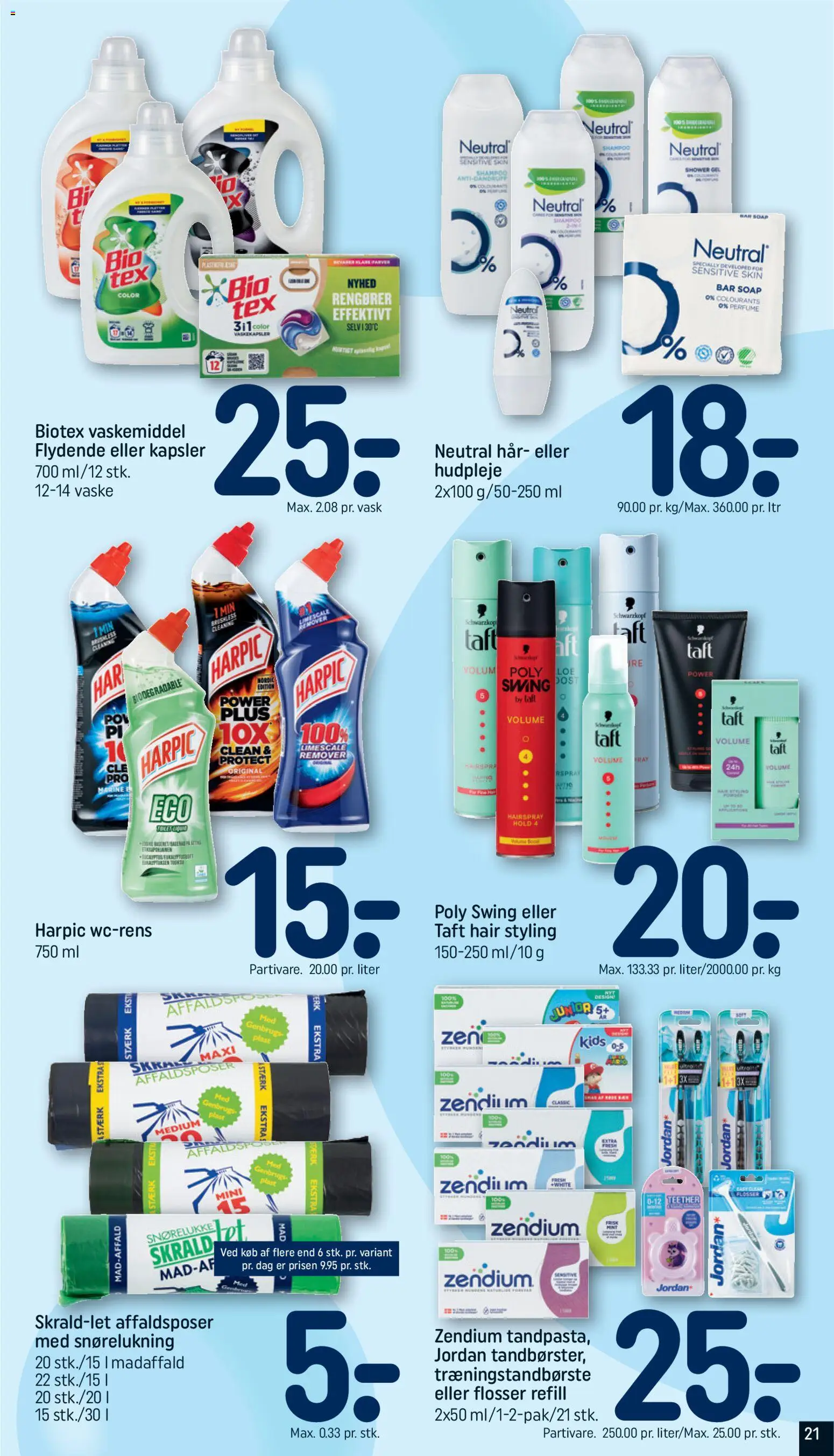 Rema 1000 tilbudsavis – gyldig fra 14/06/2026 | Side: 25 | Produkter: Shampoo, Toilet