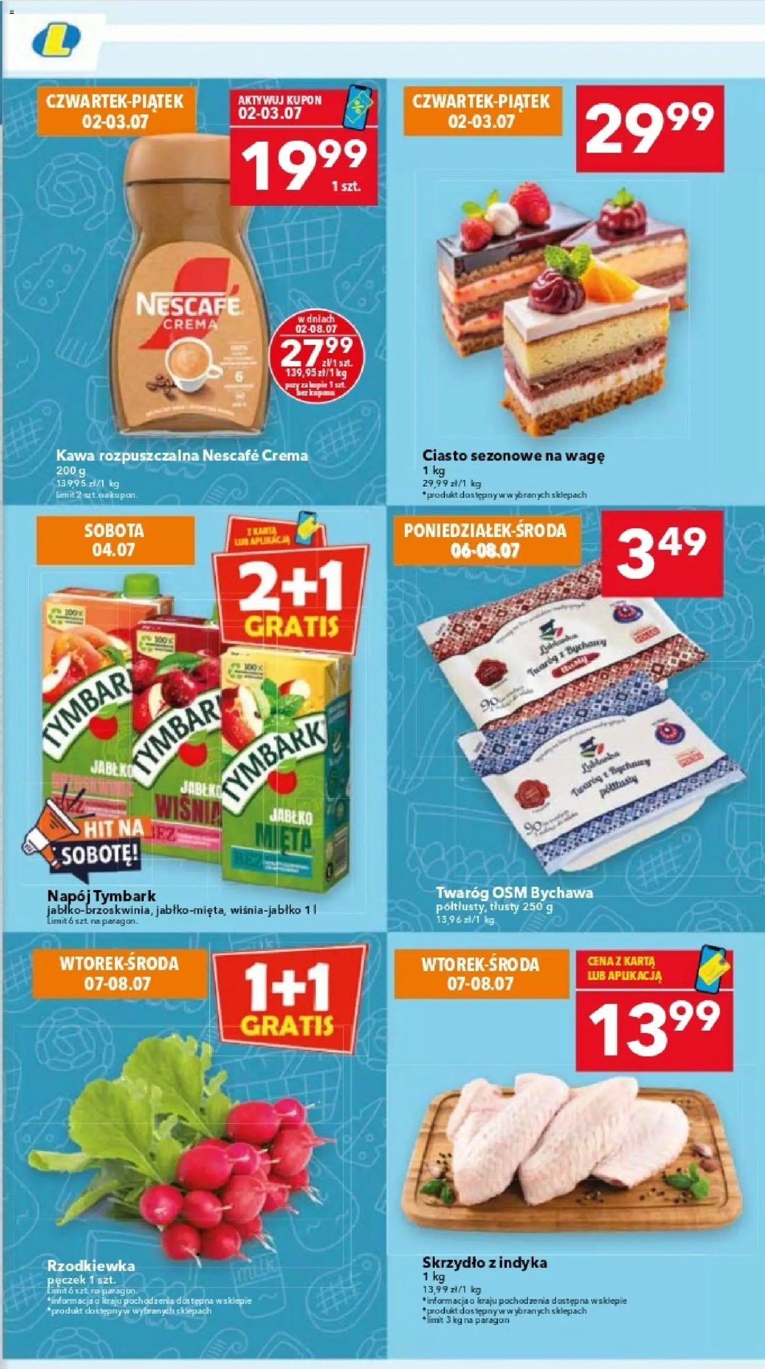 Lewiatan gazetka - Warszawa od 02.07.2026 | Strona: 3 | Produkty: Karta, Ciasto, Mięta, Twaróg
