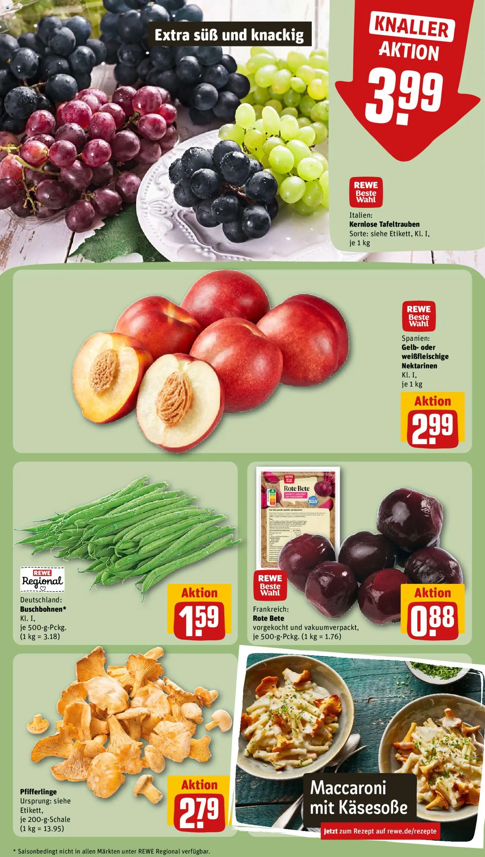 Rewe ihr Kaufpark Prospekt – gültig ab 31.08.2026 | Seite: 6 | Produkte: Nektarinen, Pfifferlinge
