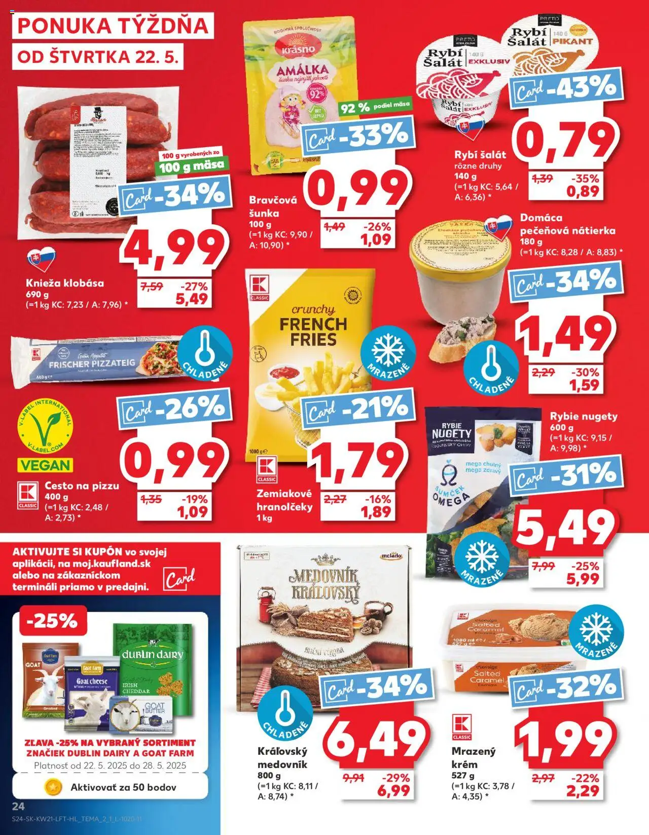 Nové Kaufland akcie – leták je platný od 22.05.2025 | Strana: 24