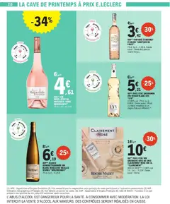 E.Leclerc - Prévisualisation de AOC(1) VIN ROSÉ CÔTES DE PROVENCE "AIMÉ ROQUESANTE", Rosé wine from Côtes de Provence "Aimé Roquesante", 75 cl valide à partir de 12.05.2026 | Page: 20