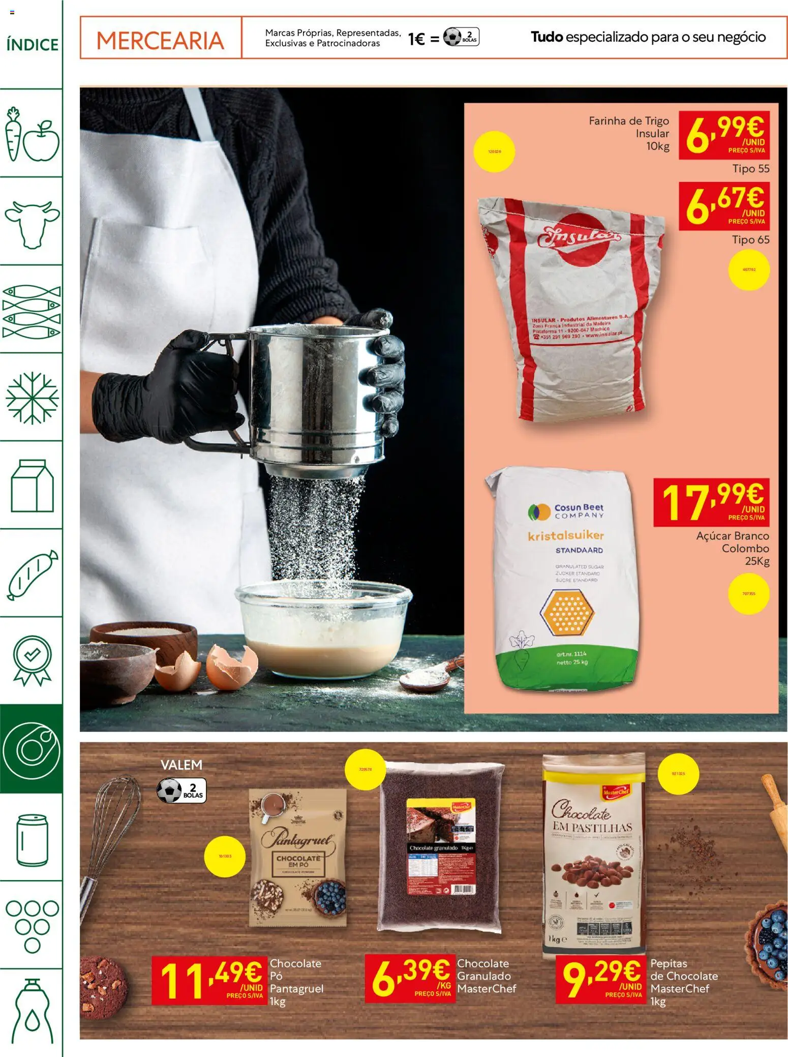 Recheio Horeca Madeira │ válido de 05.05.2026 | Página: 26 | Produtos: Farinha de trigo, Pó, Chocolate, Açúcar