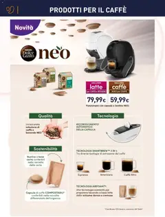 Anteprima del volantino Unieuro volantino Caffè valido a partire dal 17/09/2026