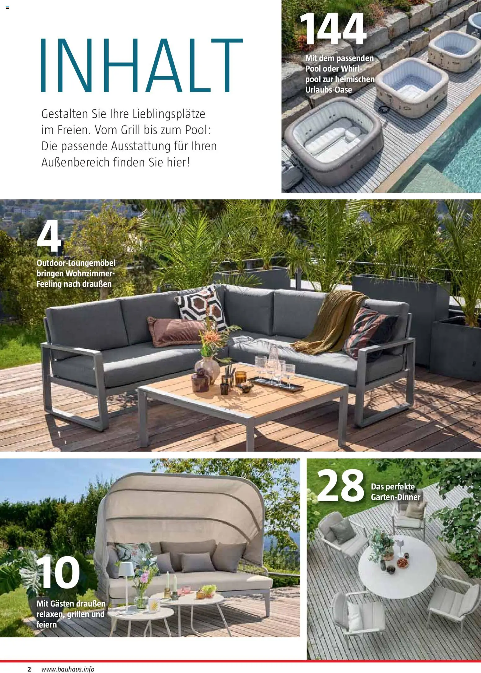 Bauhaus Freizeit im Garten – gültig ab 02.03.2026 | Seite: 2 | Produkte: Grill