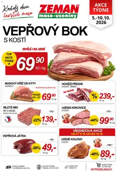 Náhled letáku Prodejny Zeman leták od 05.10.2026