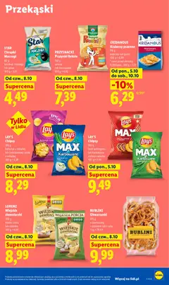 Náhled letáku Lidl Polsko leták od 08.10.2026 | Strana: 79 | Produkty: Pizza, Gyros, Lay's, Chipsy