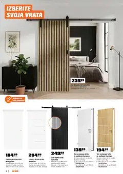 OBI katalog akcije – veljaven od 04.08.2026 | Stran: 12 | Izdelki: Drsna vrata, Vrata