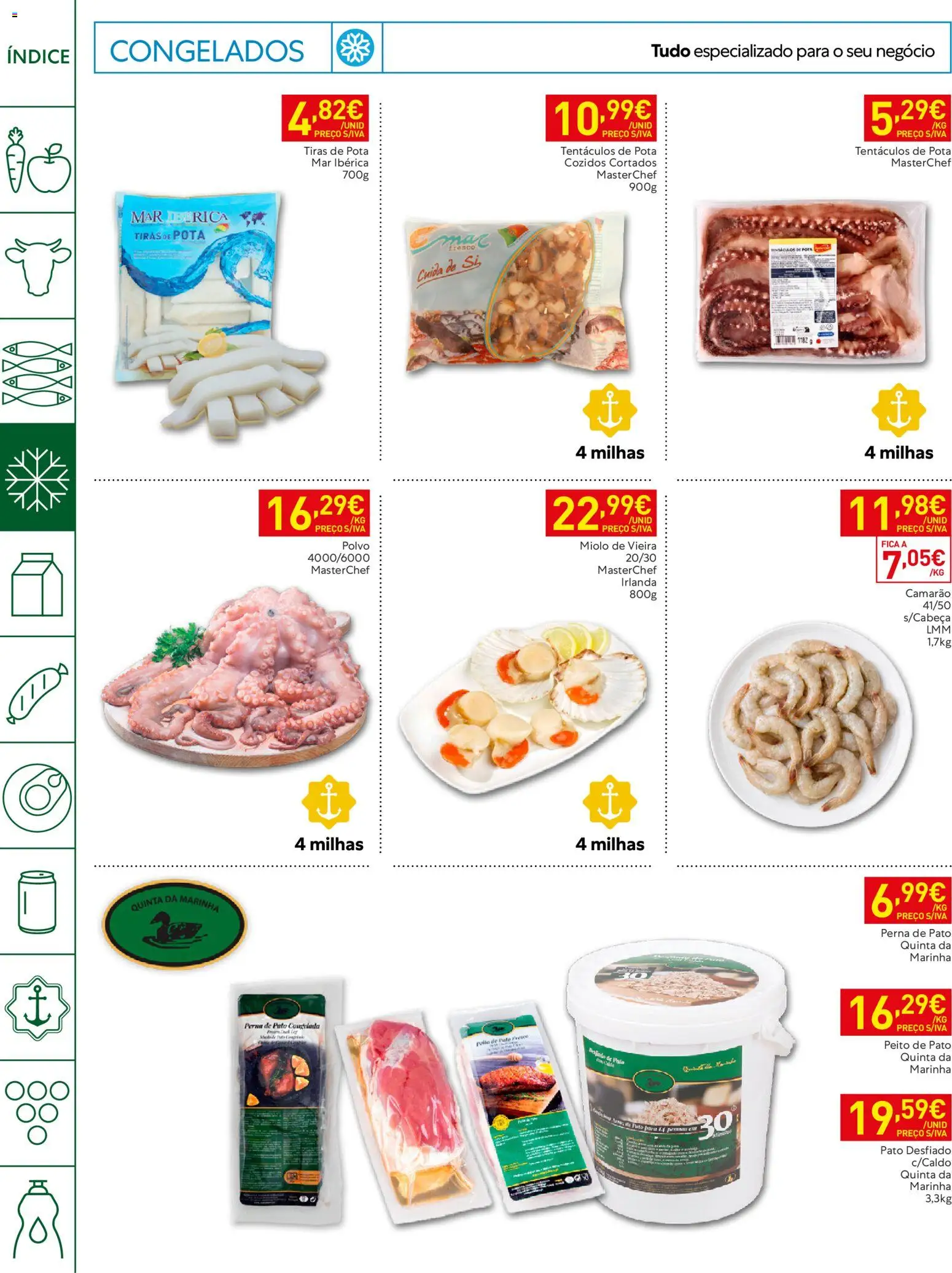 Recheio folheto Horeca Madeira │ válido de 13/10/2026 | Página: 10 | Produtos: Pato, Polvo, Camarão, Patê