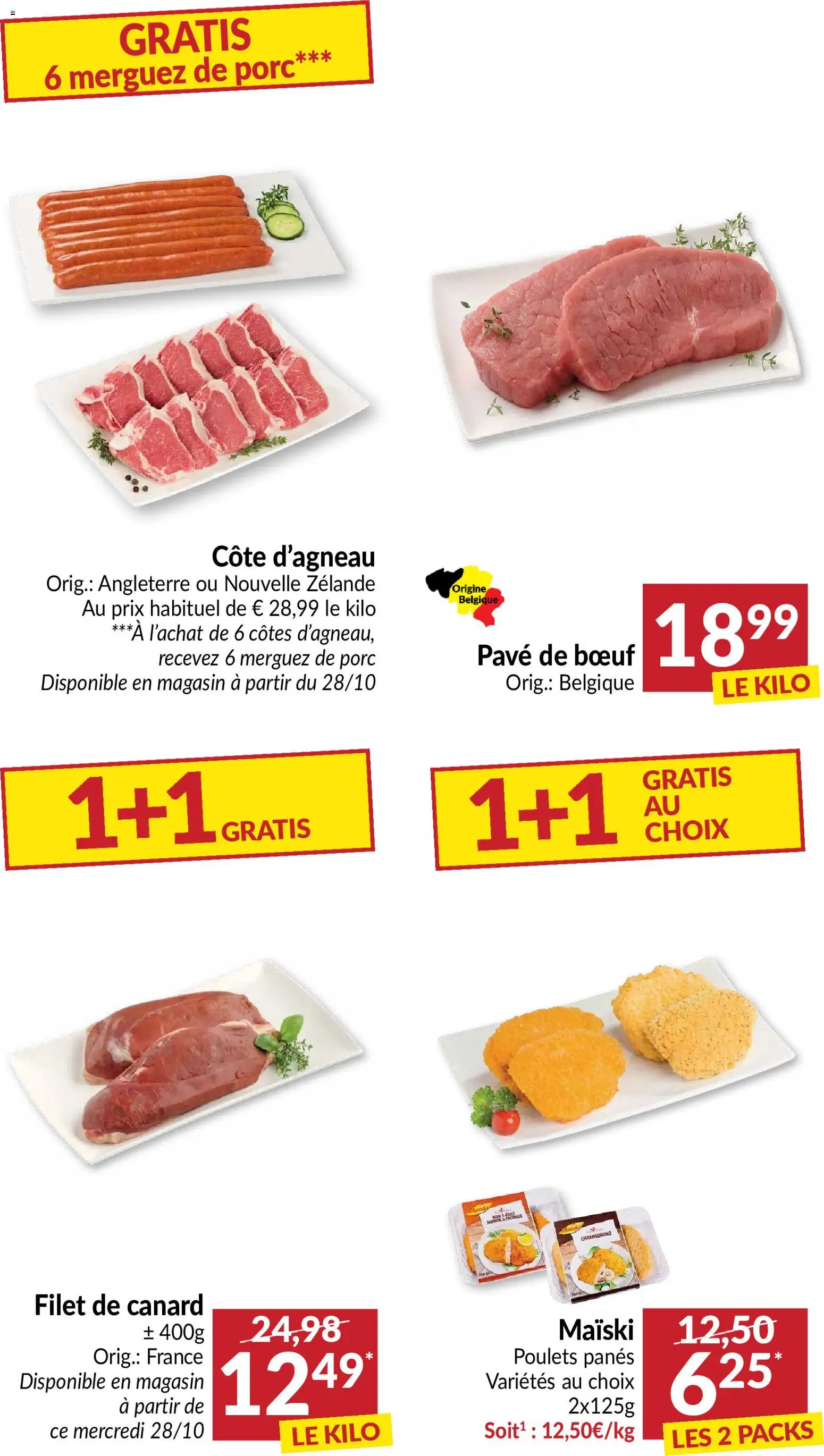 {H1} | Pagina: 6 | Producten: Steak, Merguez, Filet, Champignons