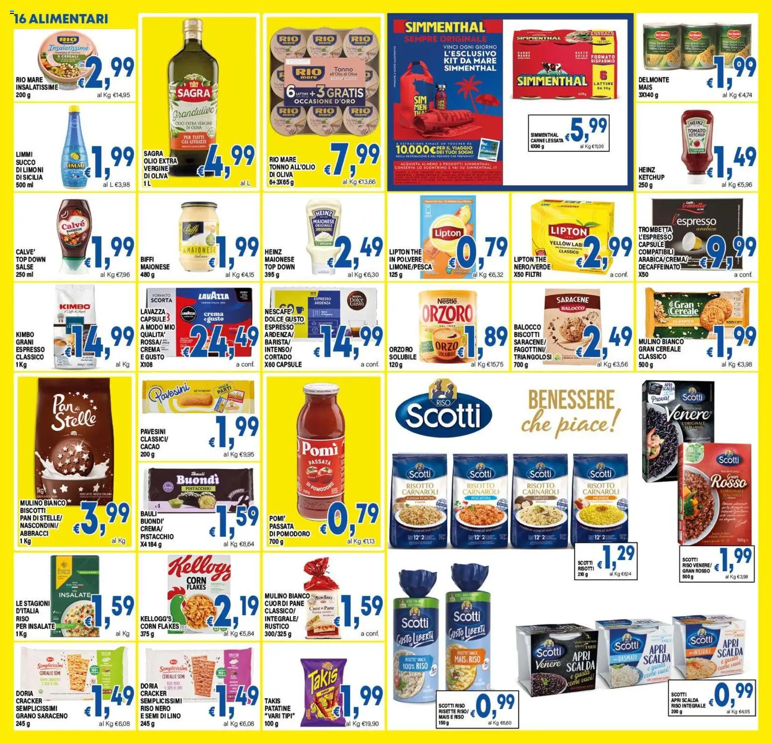 Volantino DEM del 31/07/2026 | Pagina: 16 | Prodotti: Crema, Cereali, Pomodoro, Top