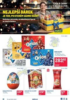 Náhled letáku Makro leták - Mikulášské čokolády od 07.10.2026