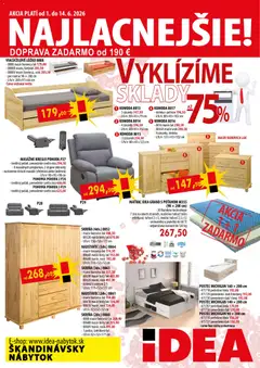 IDEA nábytok leták platný od 01.06.2026