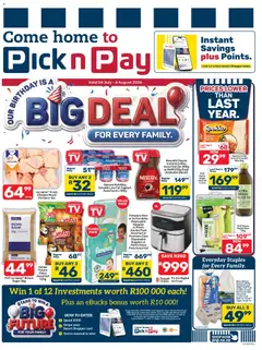 Pick n Pay specials catalogue – valid from 24/07/2026