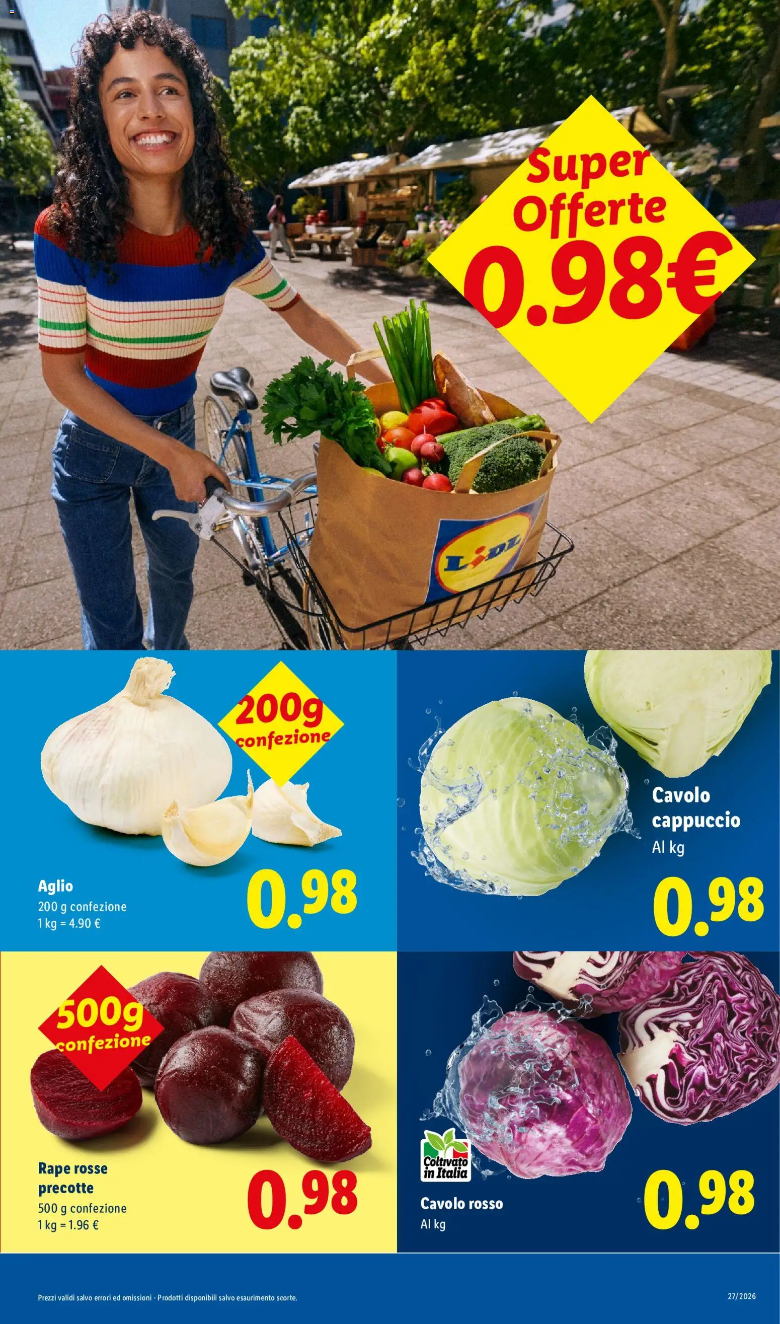 Volantino Lidl del 16/07/2026 | Pagina: 3 | Prodotti: Aglio, Cavolo, Cappuccio