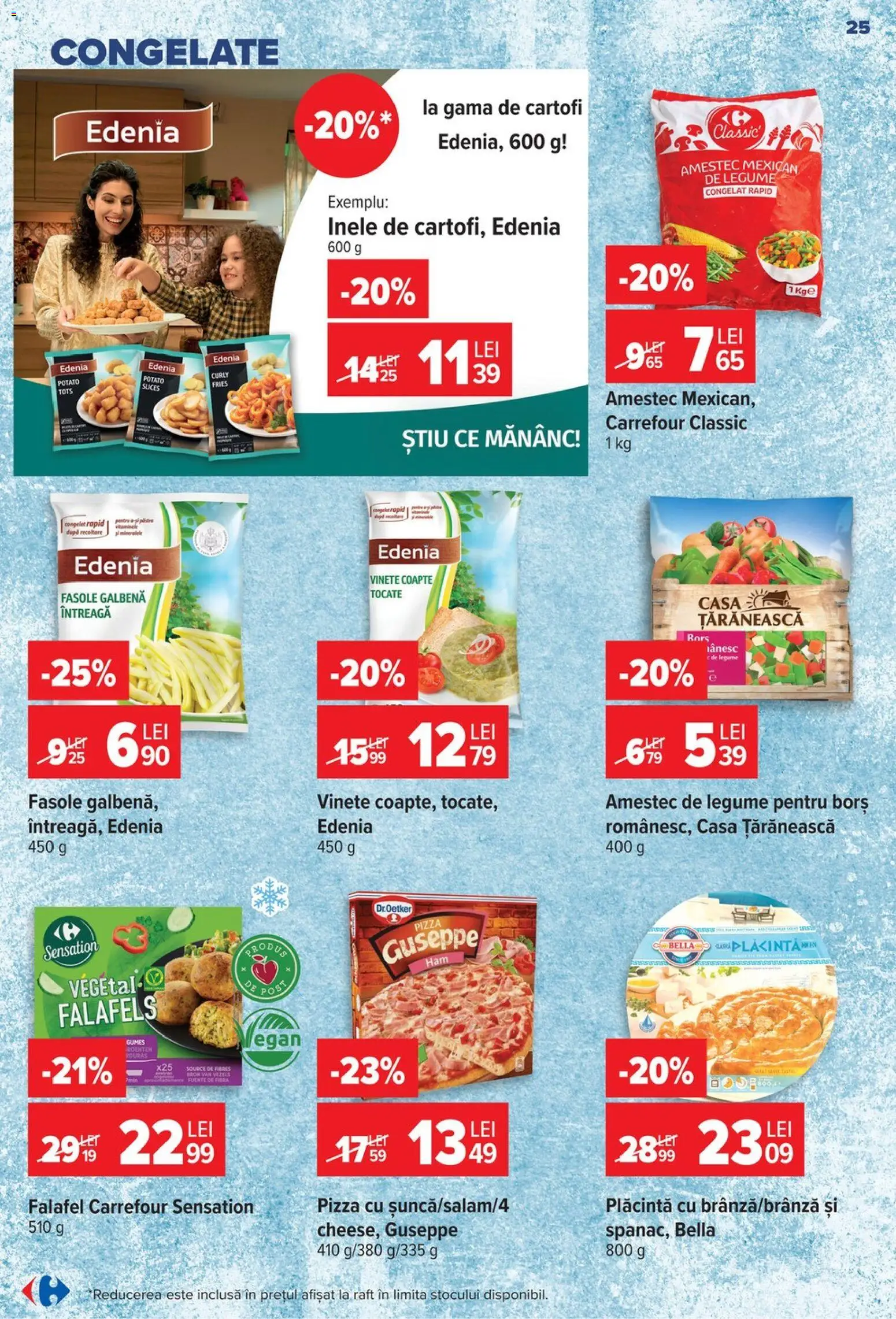 Noul catalog Carrefour – valabil de la 17.06.2026 | Pagină: 24 | Produse: Raft, Borș, Plăcintă, Pizza