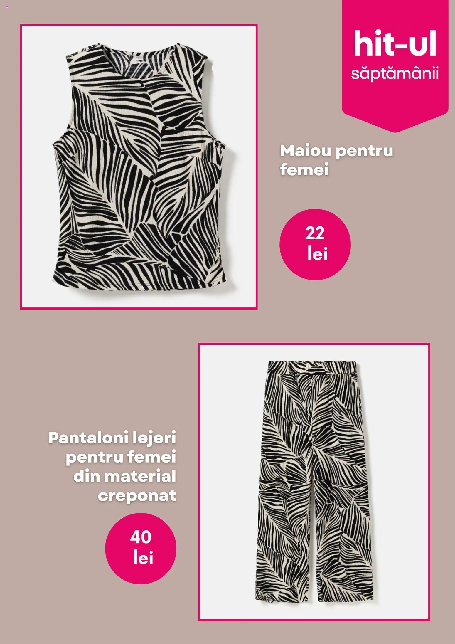 Noul catalog Pepco – valabil de la 28.05.2026 | Pagină: 4 | Produse: Maiou, Pantaloni