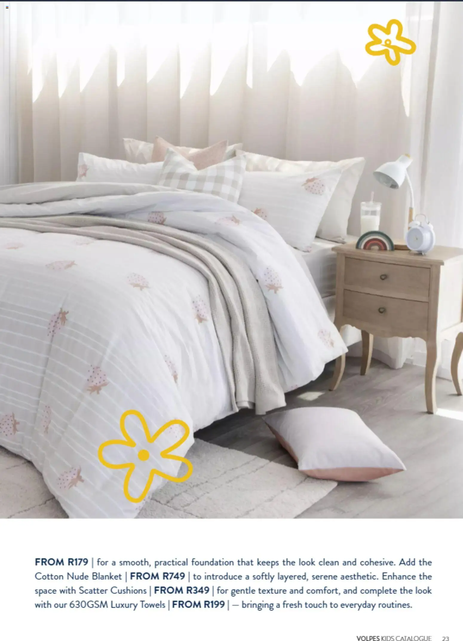 New Volpes catalogue – valid from 01/03/2026 | Page: 23 | Products: Blanket, Foundation