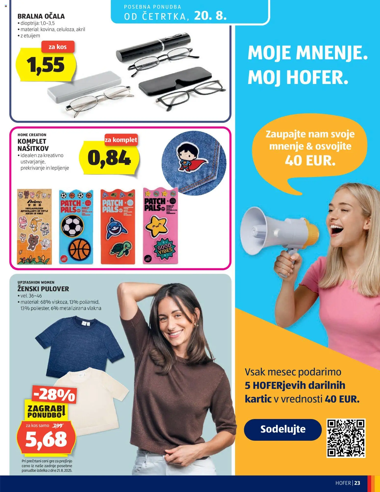 Novi Hofer katalog ponudbe – veljaven od 12.08.2026 | Stran: 23