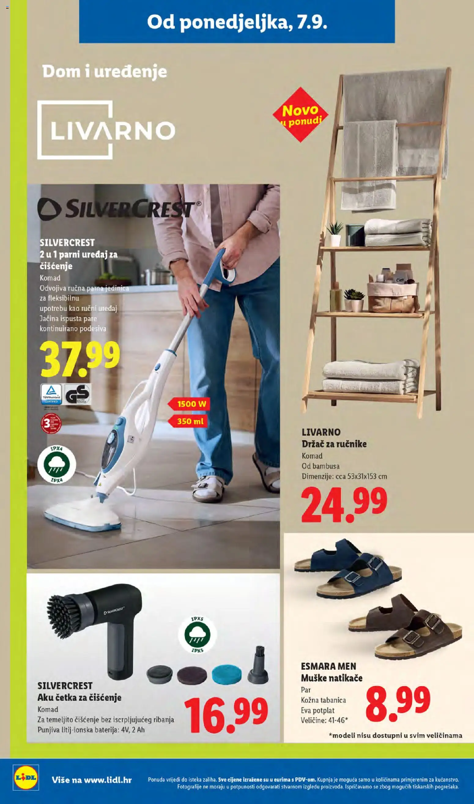 Lidl katalog | vrijedi od 07.09.2026 | Stranica: 36 | Proizvodi: Baterija, Natikače, Četka