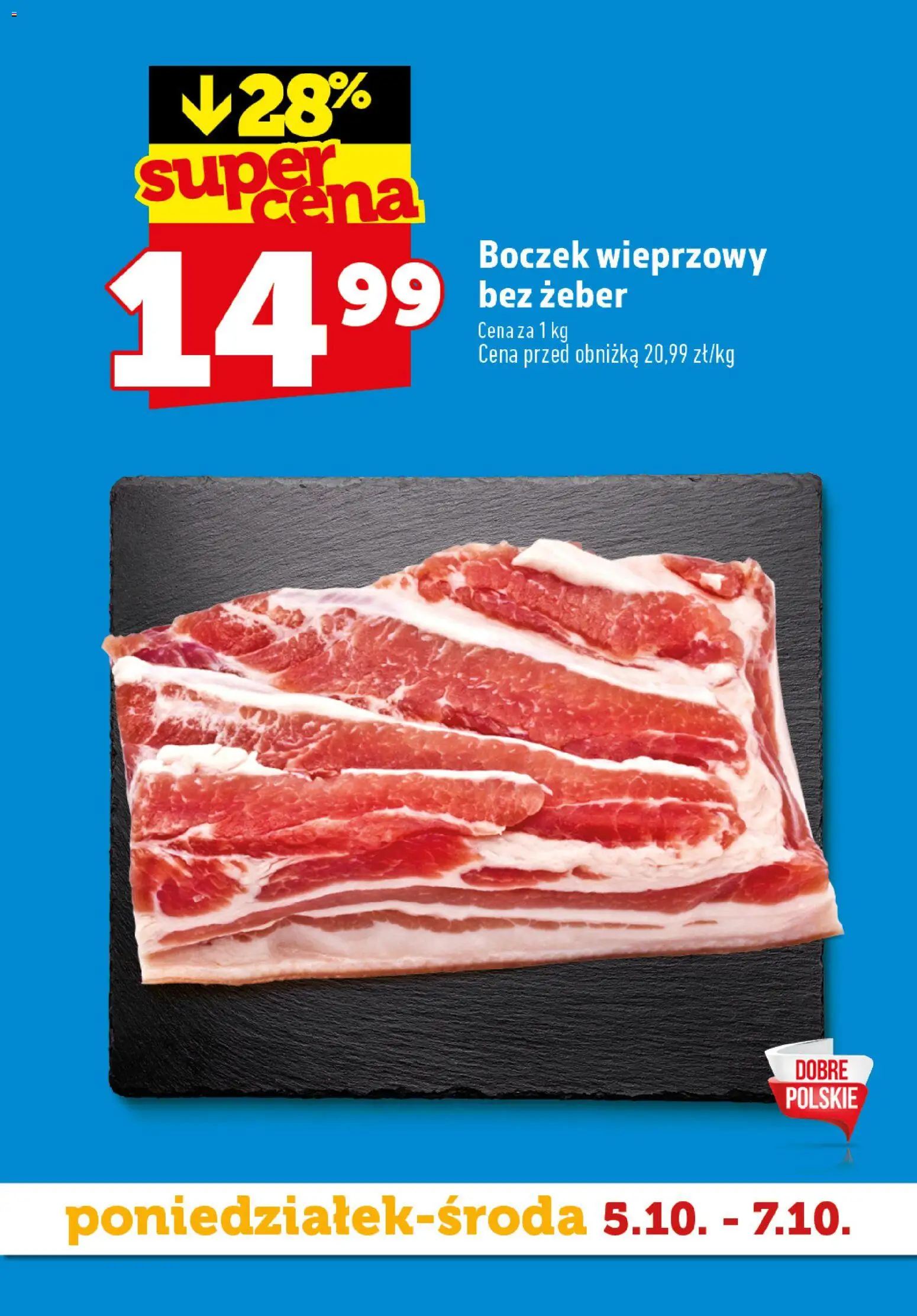 Topaz gazetka - Superstart tygodnia od 05.10.2026 | Strona: 5 | Produkty: Boczek wieprzowy, Boczek