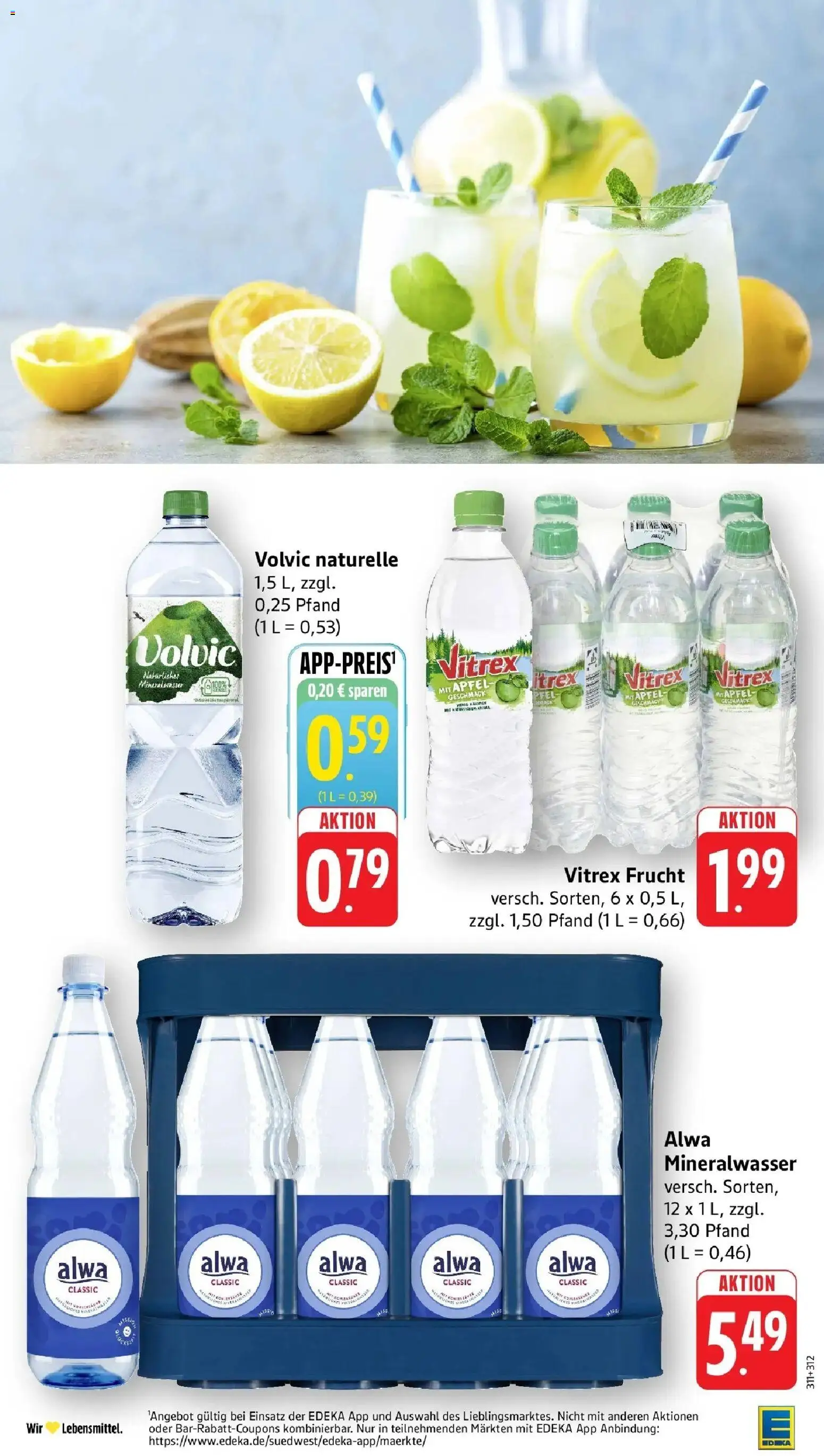 Edeka prospekt Karlsbad-Langensteinbach	 – gültig ab 10.05.2026 | Seite: 37 | Produkte: Äpfel, Mineralwasser, Volvic
