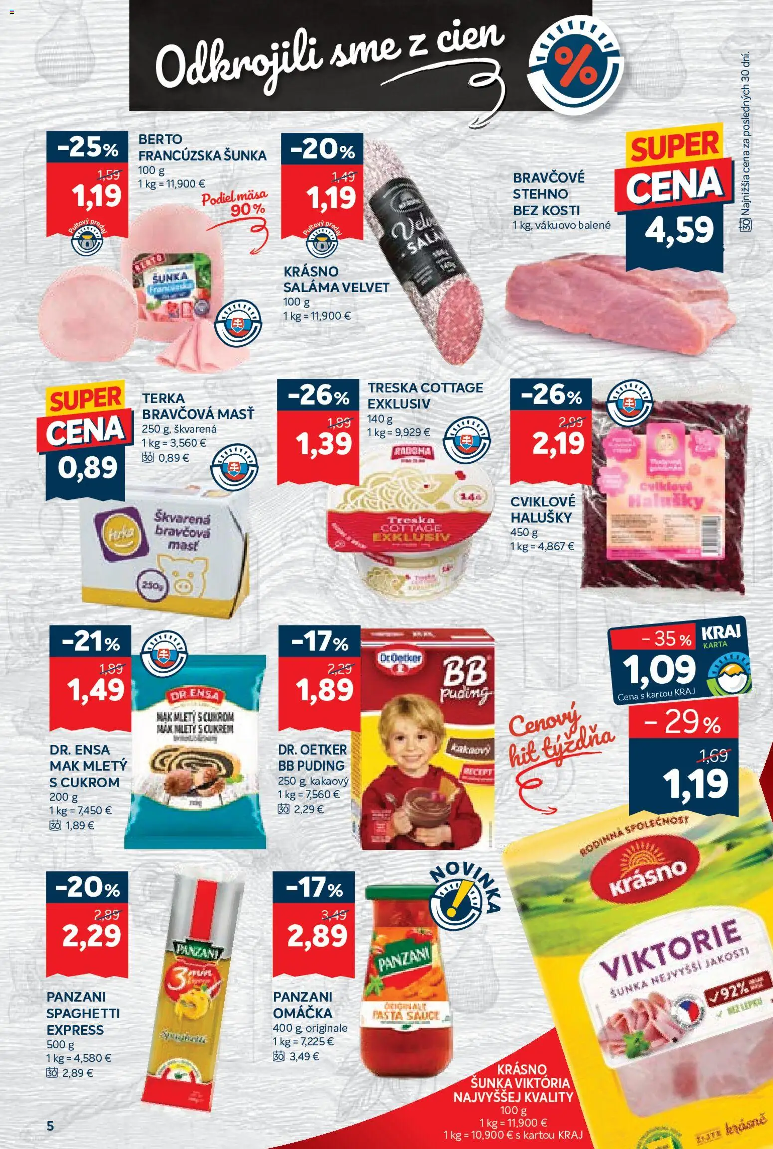 Nové Kraj akcie – leták je platný od 15.10.2026 | Strana: 9