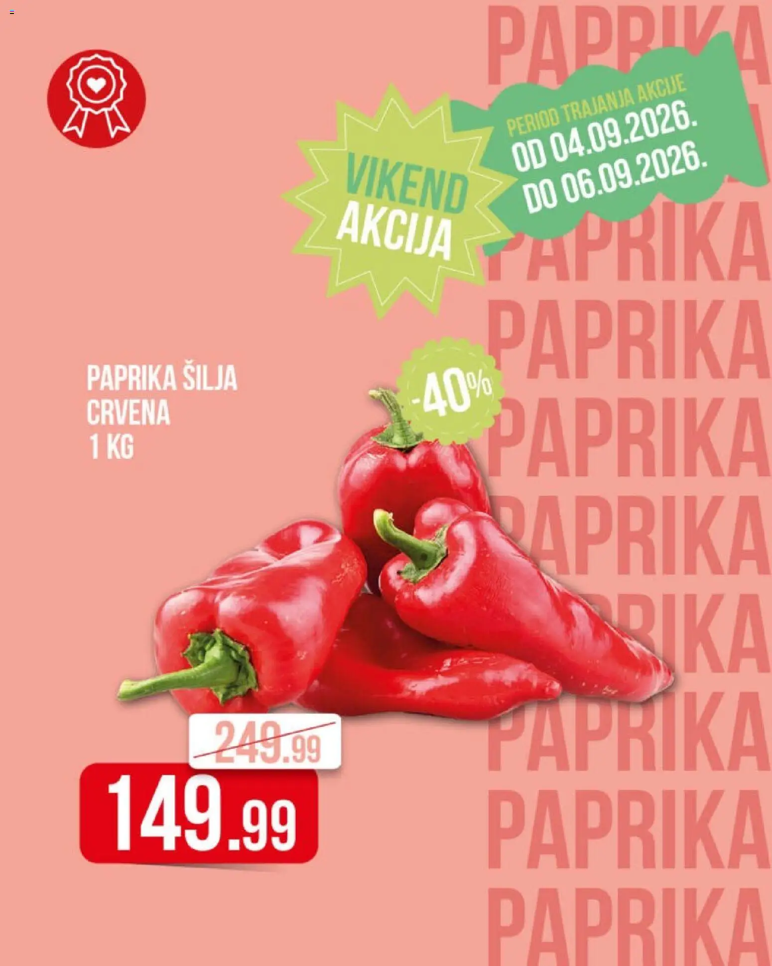 Metalac Proleter katalog - važi od 04.09.2026 | Strana: 3 | Proizvode: Paprika
