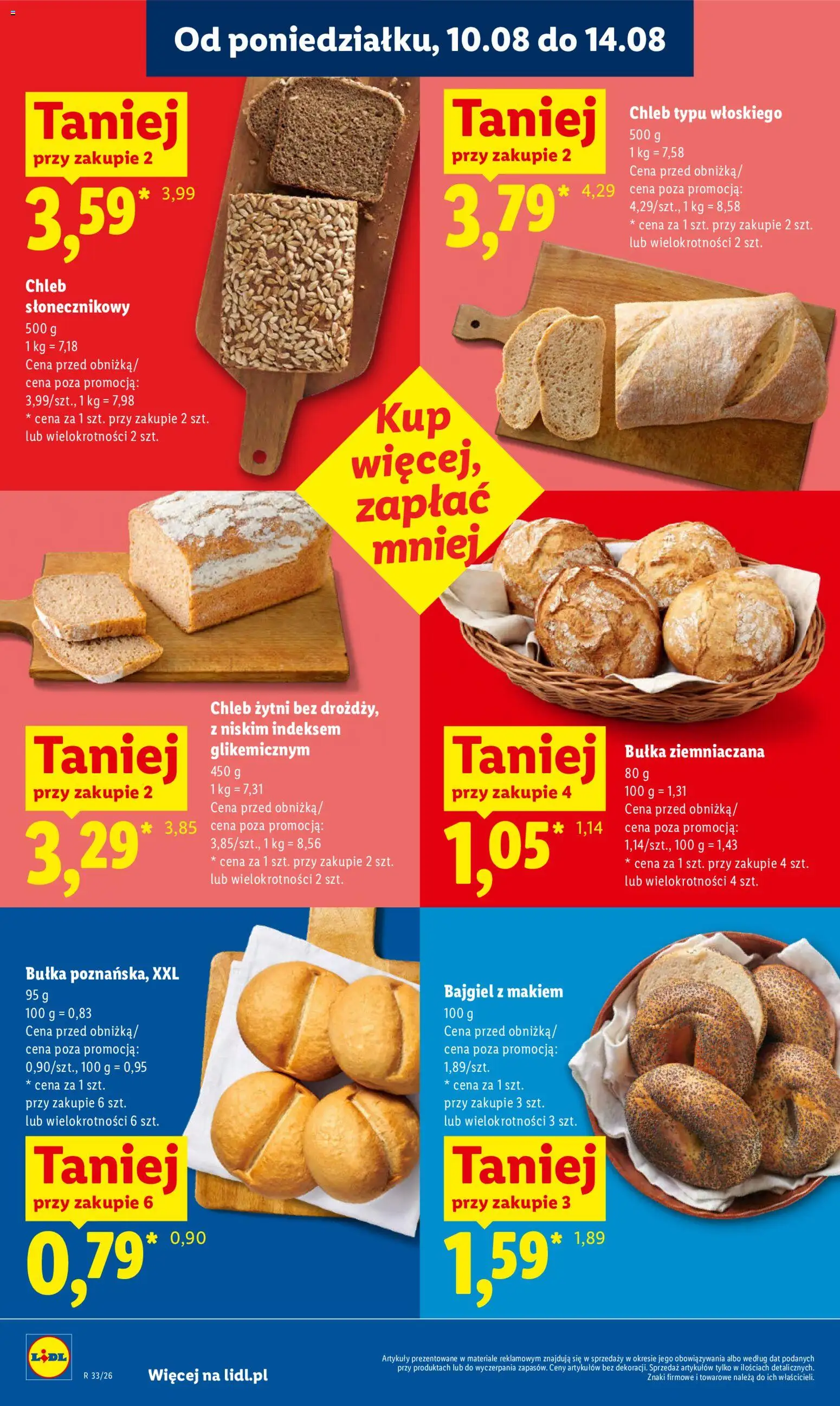 Lidl Polsko leták od 12.08.2026 | Strana: 58 | Produkty: Chléb