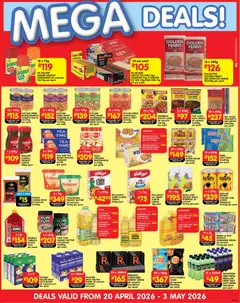 Shoprite specials catalogue – valid from 20.04.2026 | Page: 3 | Products: Chips, Peanut butter, Stock, Mayonnaise
