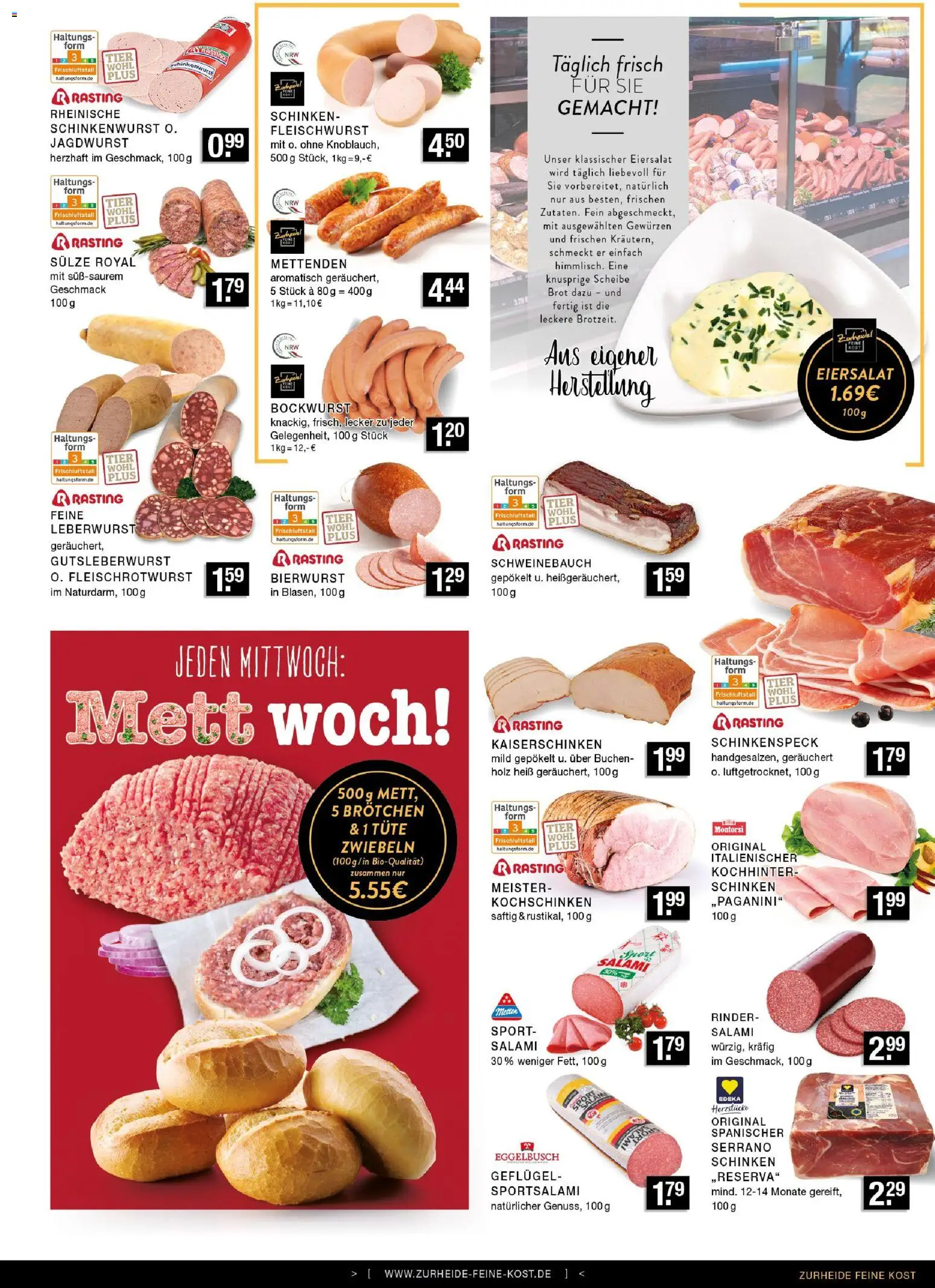 Edeka Zurheide Prospekt 	 – gültig ab 04.05.2026 | Seite: 3 | Produkte: Schweinebauch, Zwiebeln, Brot, Serrano schinken