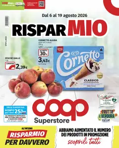 Anteprima del volantino COOP volantino Superstore Lombardia valido a partire dal 06/08/2026