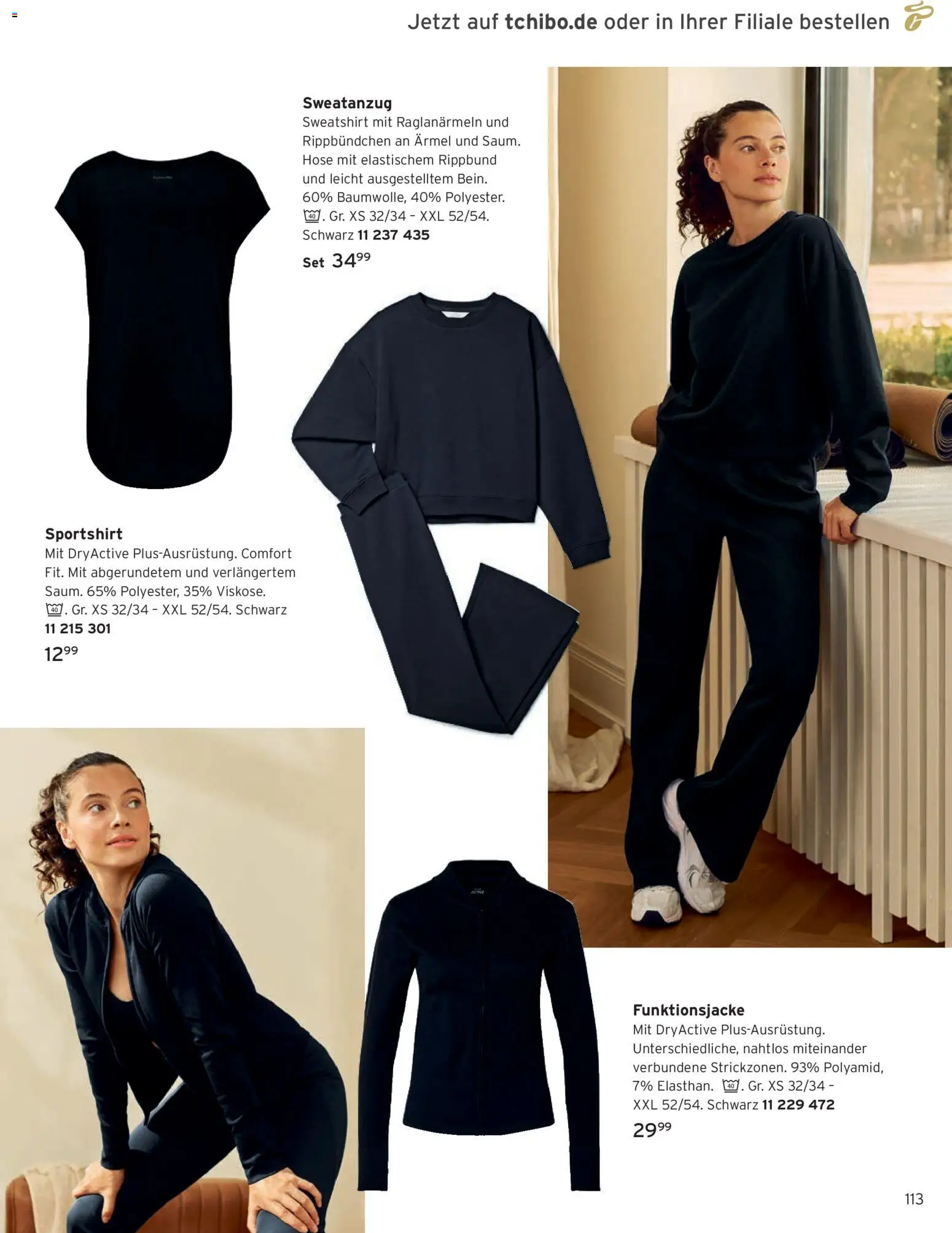 Angebote Tchibo – gültig ab 08.10.2026 | Seite: 113 | Produkte: Sweatshirt, Hose
