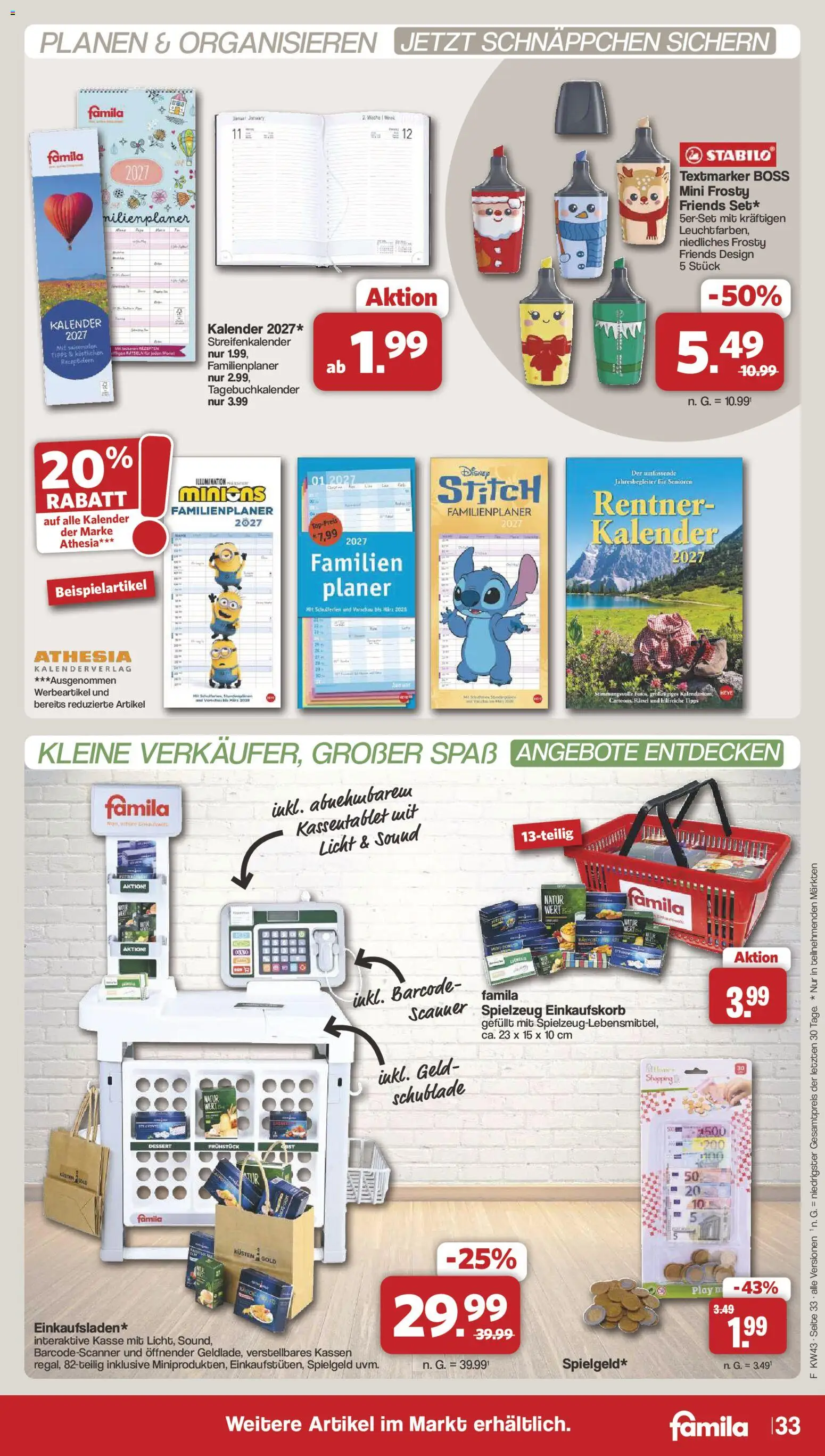 Famila Nordwest Prospekt – gültig ab 19.10.2026 | Seite: 33