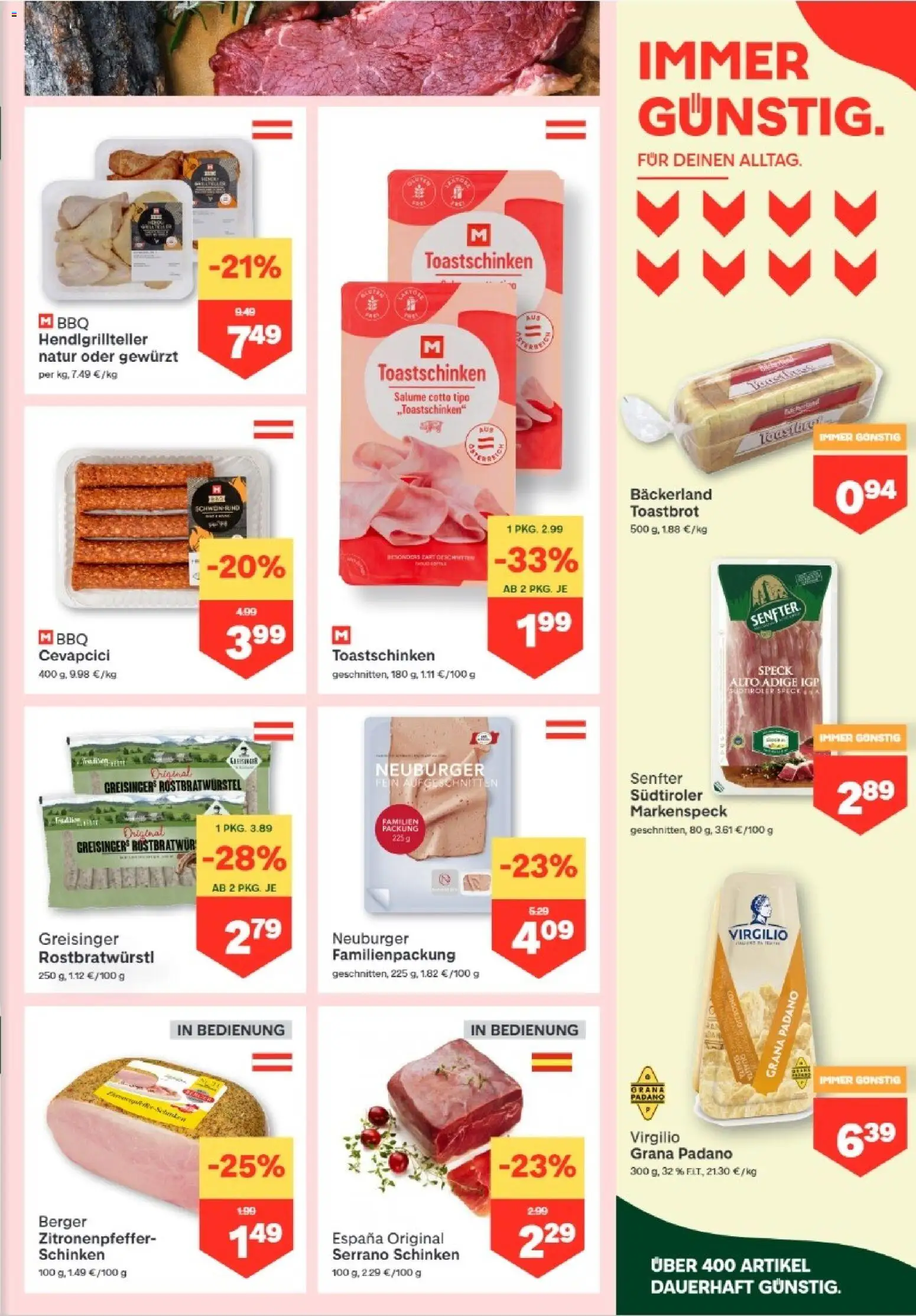 MPREIS Altenmarkt im Pongau gültig ab 23.07.2026 | Seite: 3 | Produkte: Schinken