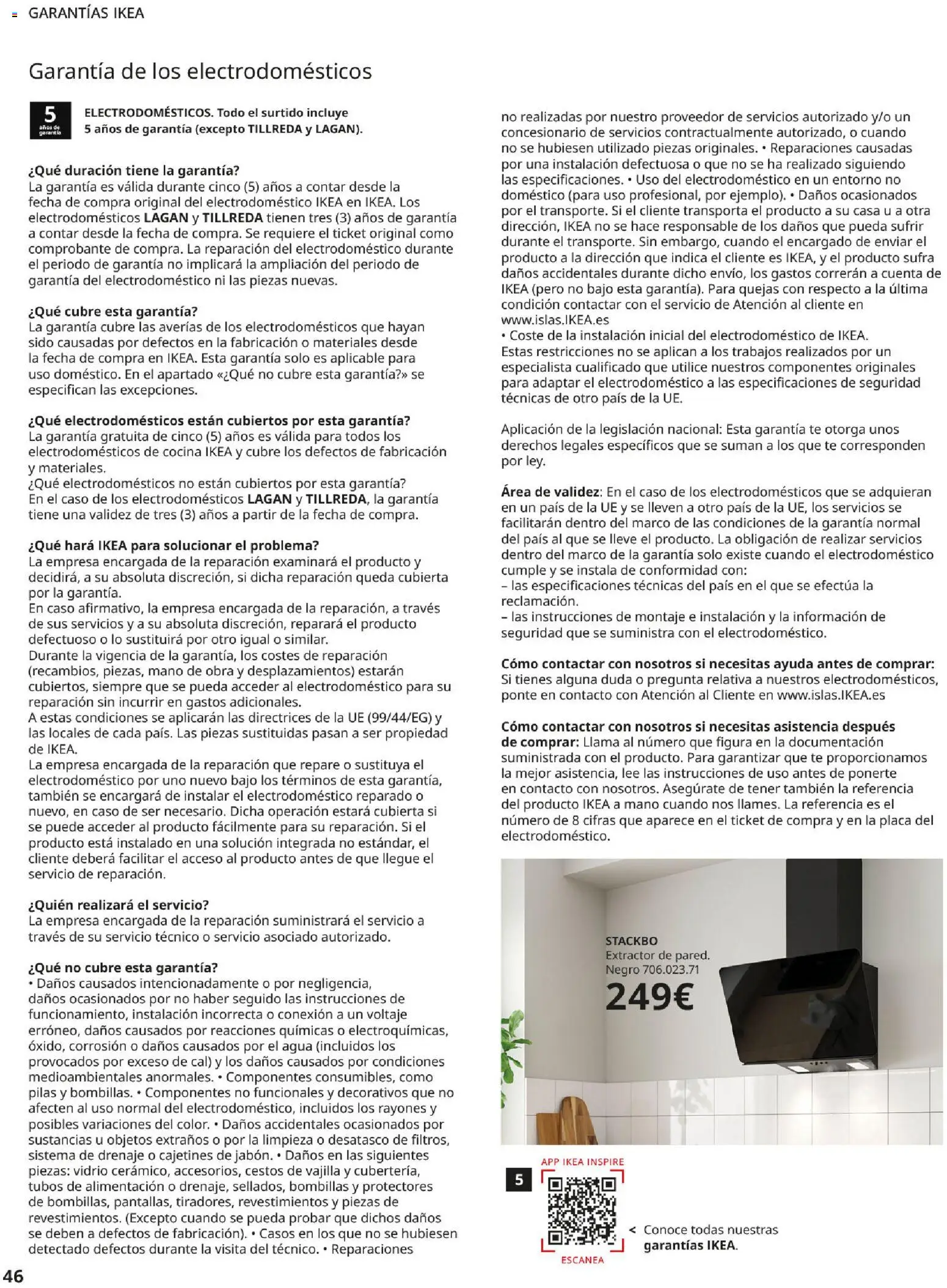 IKEA - Electrodomésticos │ válido desde el 01/09/2026 | Página: 46 | Productos: Té, Cocina, Marco, Agua