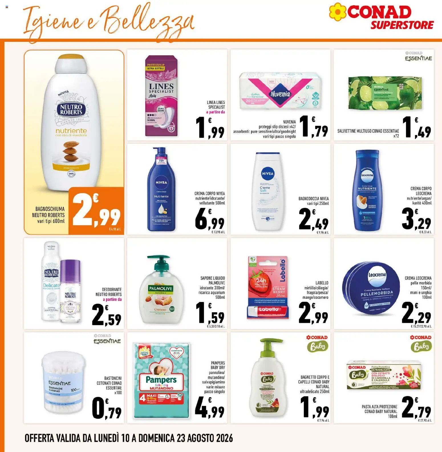 Volantino Conad del 10/08/2026 | Pagina: 22