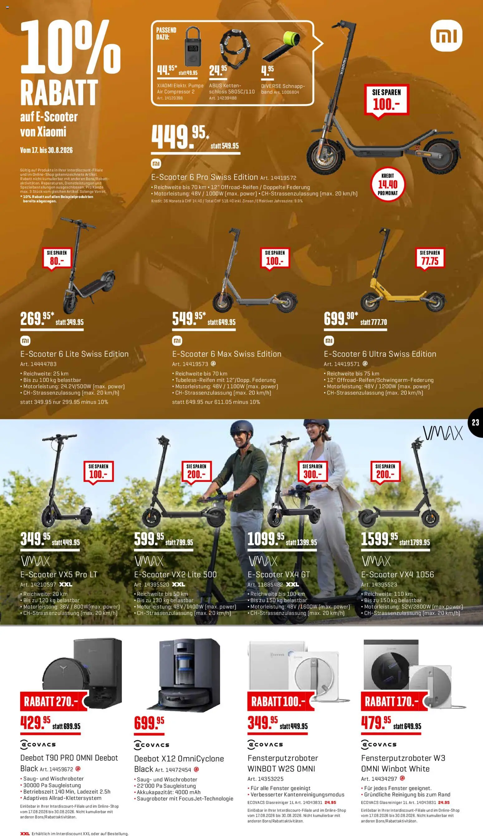 Interdiscount aktionen – gültig ab 17.08.2026 | Seite: 23 | Produkte: Xiaomi
