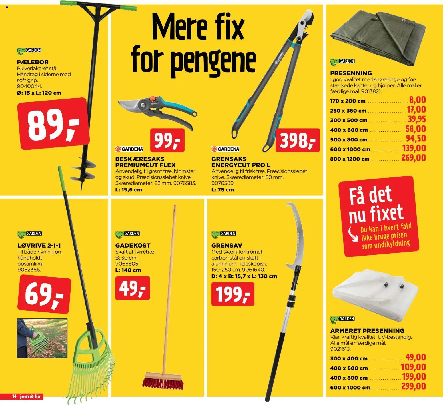 Jem & fix tilbudsavis – gyldig fra 17.05.2026 | Side: 14 | Produkter: Søm