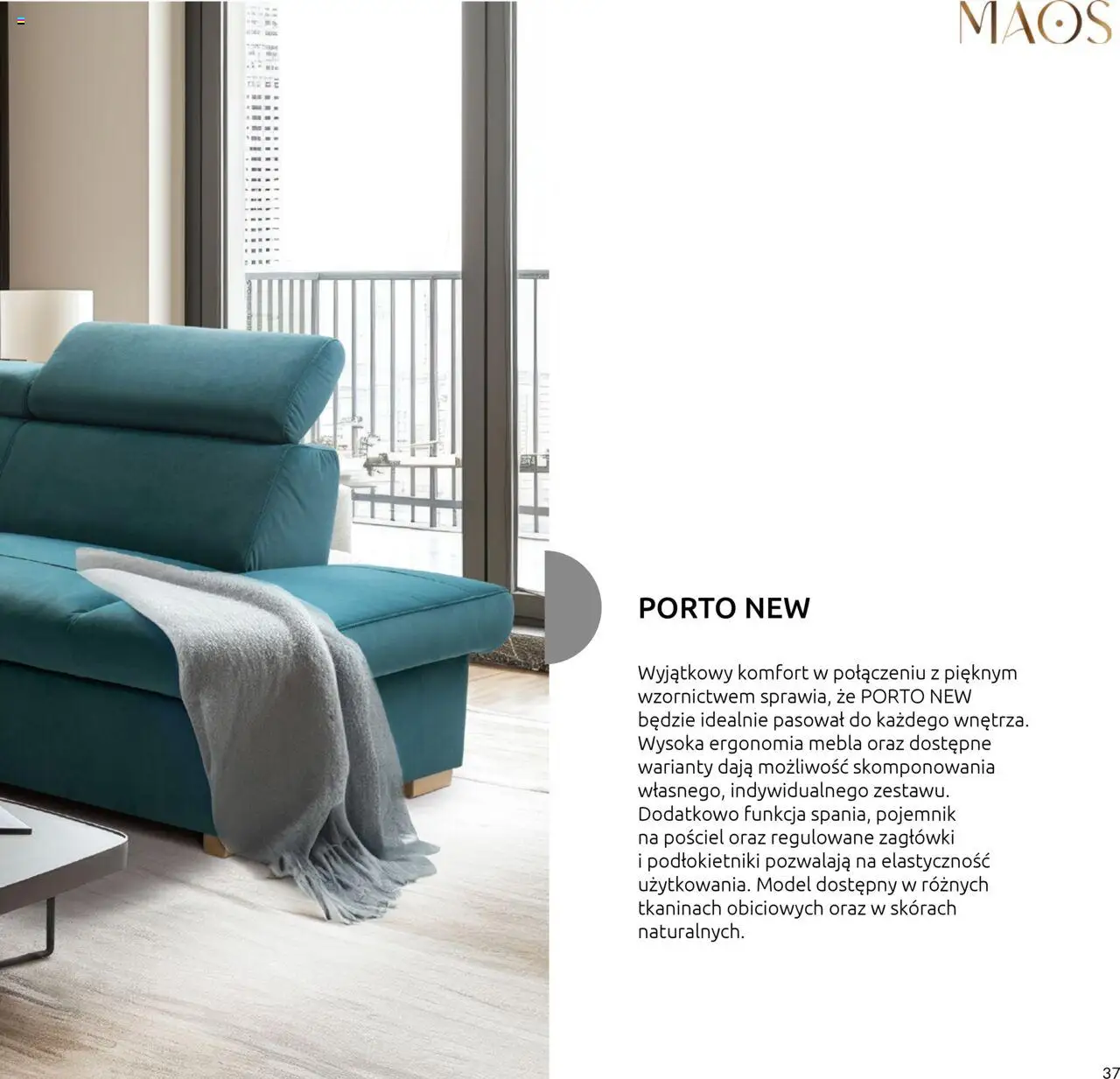 Black Red White Gazetka - Katalog mebli wypoczynkowych MAOS od 27.08.2024 | Strona: 37 | Produkty: Pościel