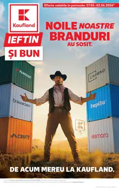 Ofertele Kaufland valabile de la 27.05.2026