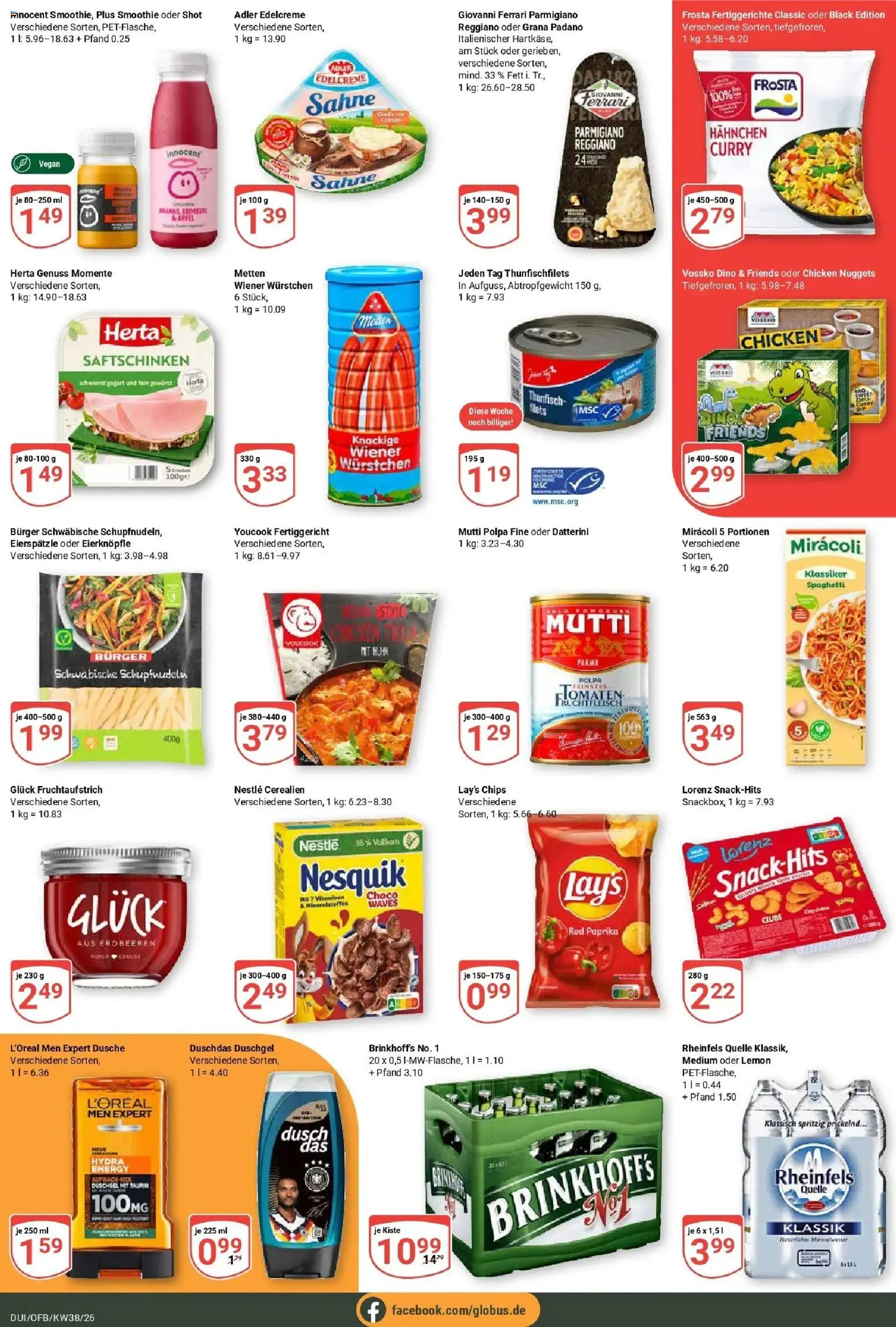 Globus Prospekt Duisburg (ab 14.09.2026) » Angebote online | Seite: 5 | Produkte: Nesquik, Energy, Spaghetti, Rheinfels quelle